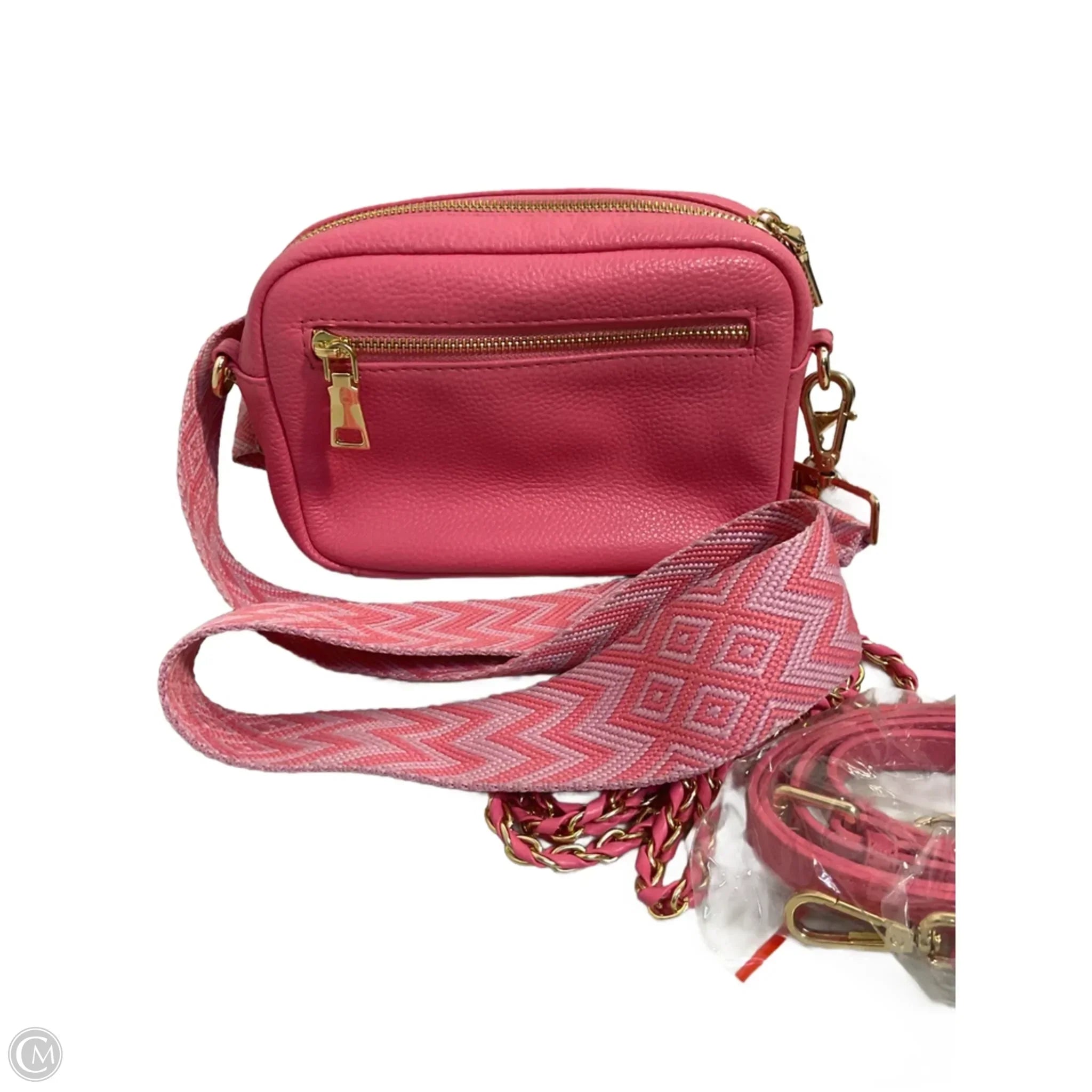 Crossbody Leather By Cma, Size: Medium