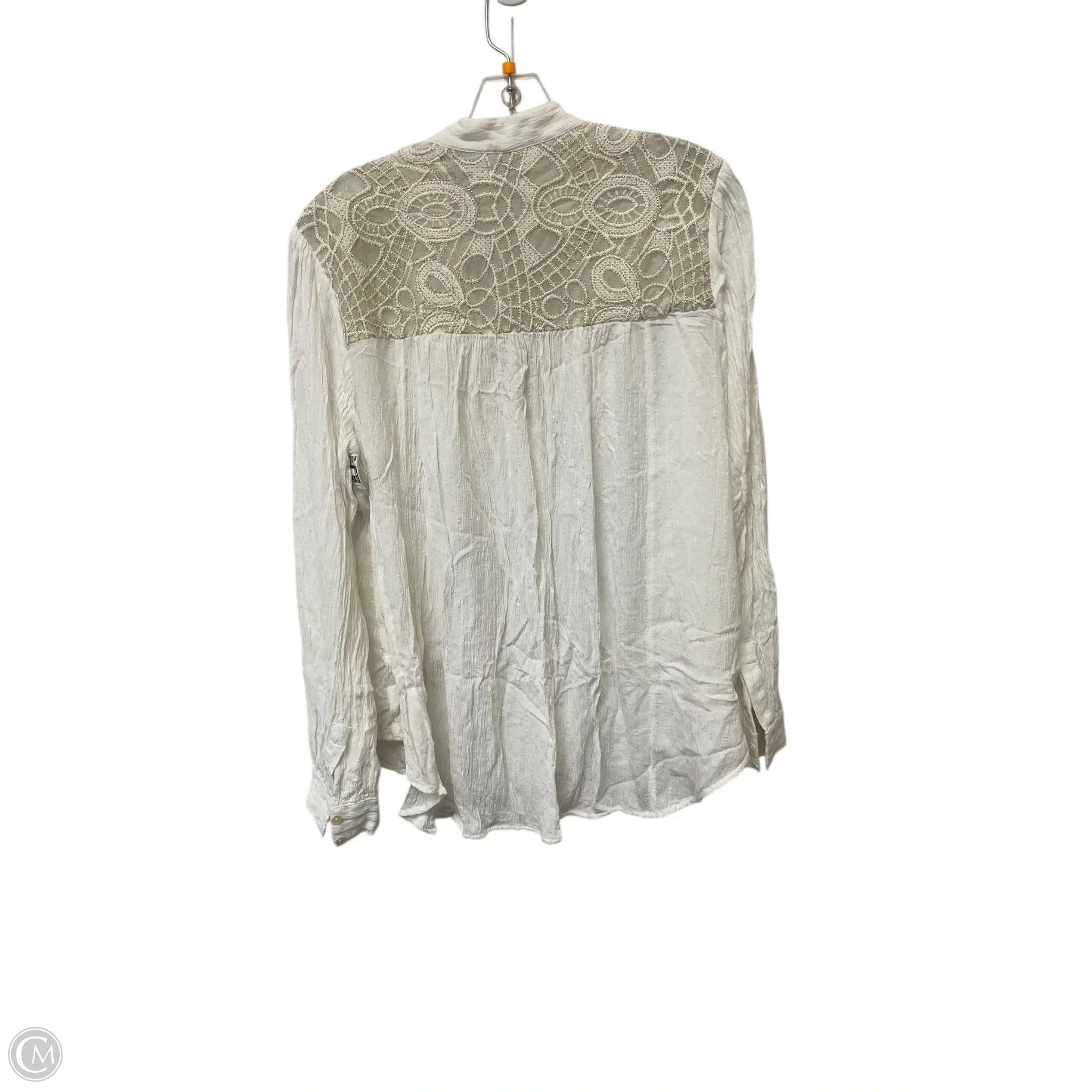 Top Long Sleeve By Free People In White, Size: L