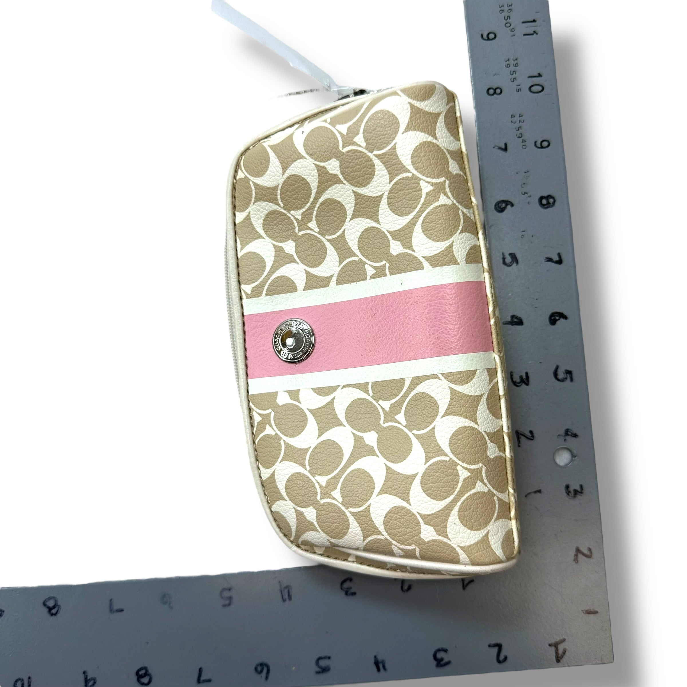 Makeup Bag Designer By Coach, Size: Small