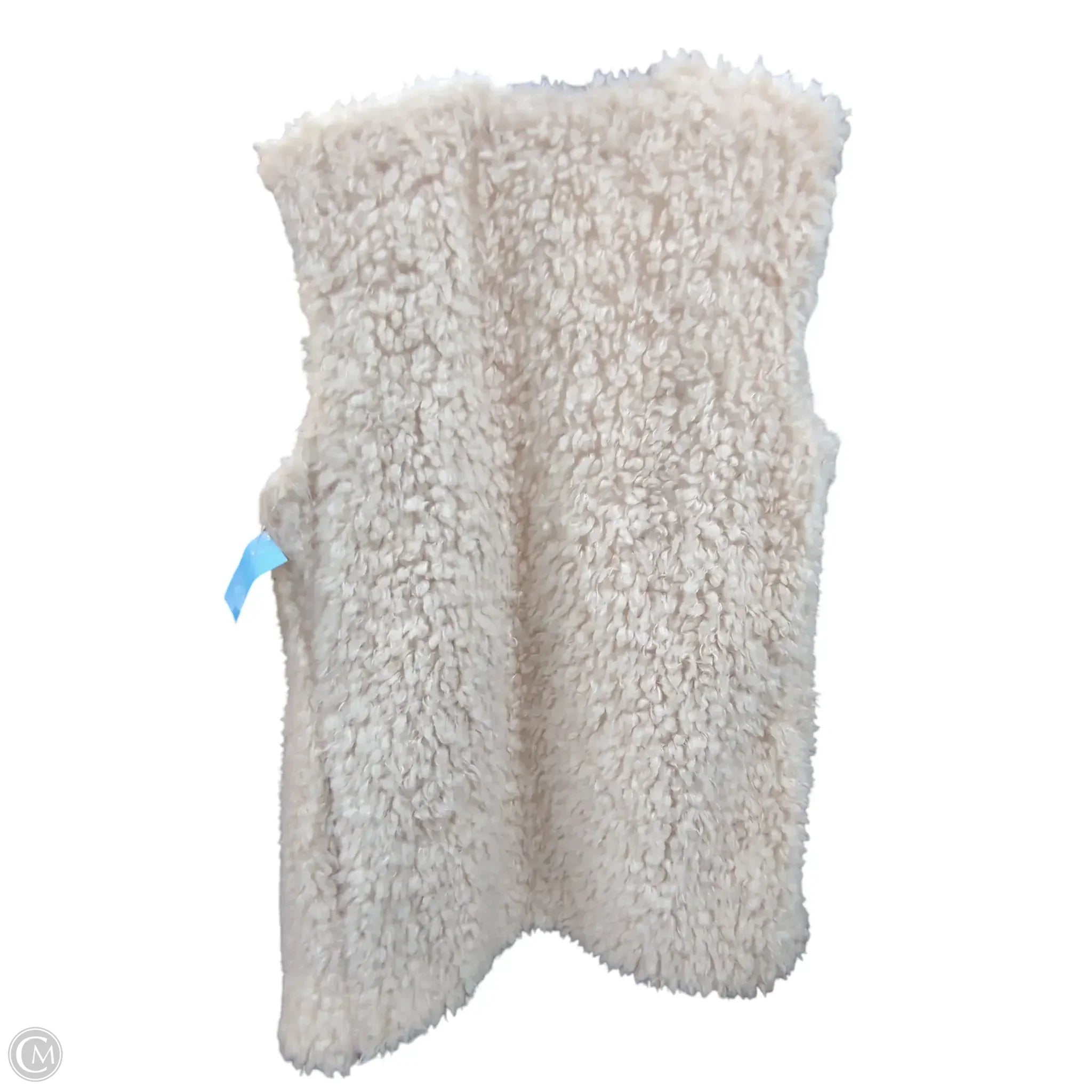 Vest Faux Fur & Sherpa By Clothes Mentor In Tan, Size: Xs