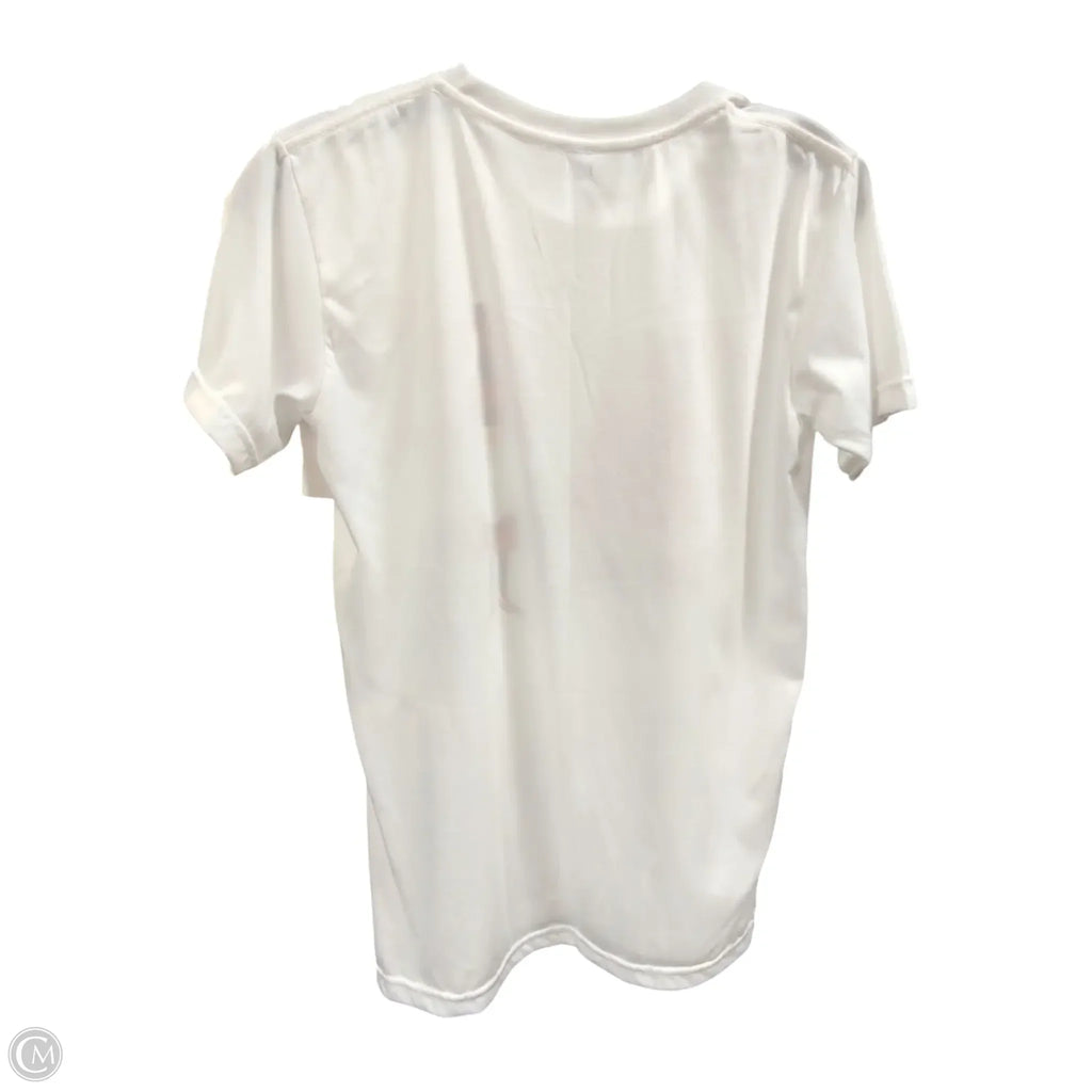 Top Short Sleeve By Clothes Mentor In White, Size: S