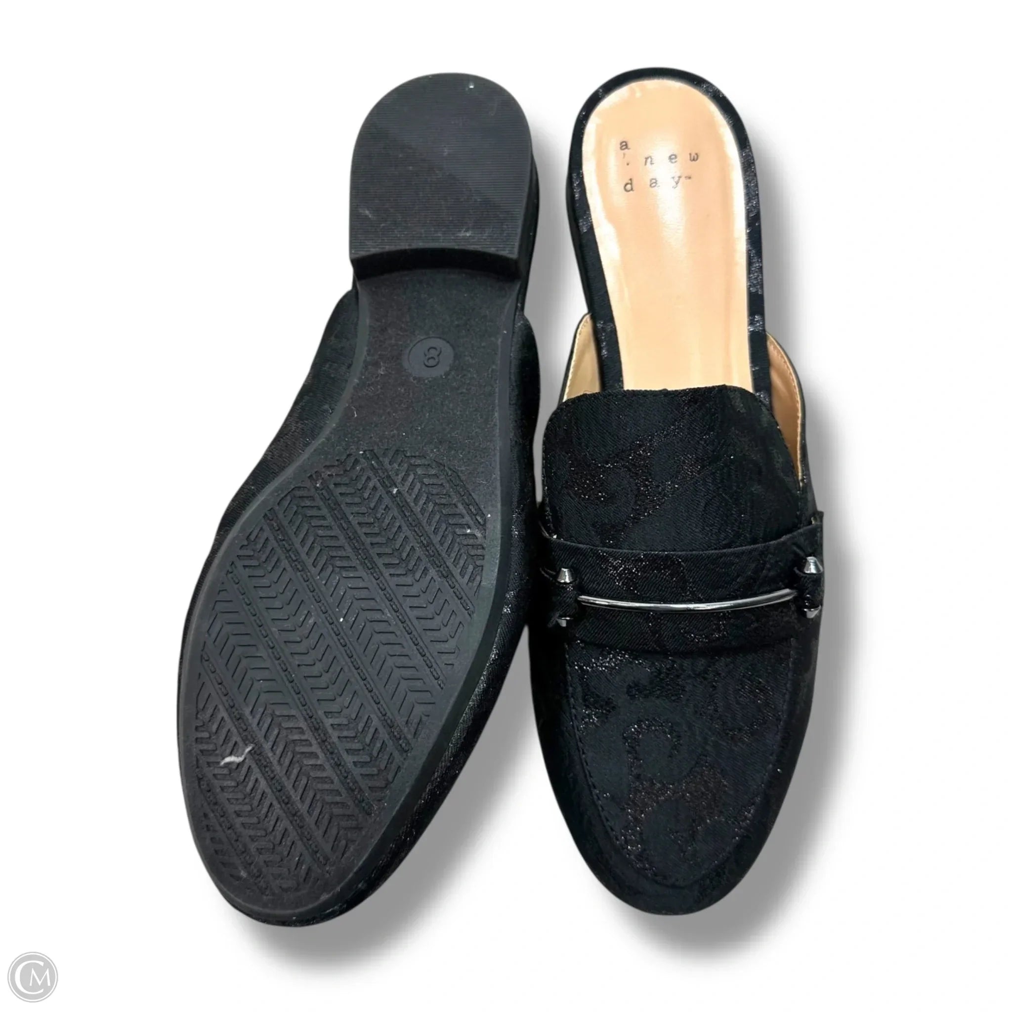 Shoes Flats By A New Day In Black, Size: 8