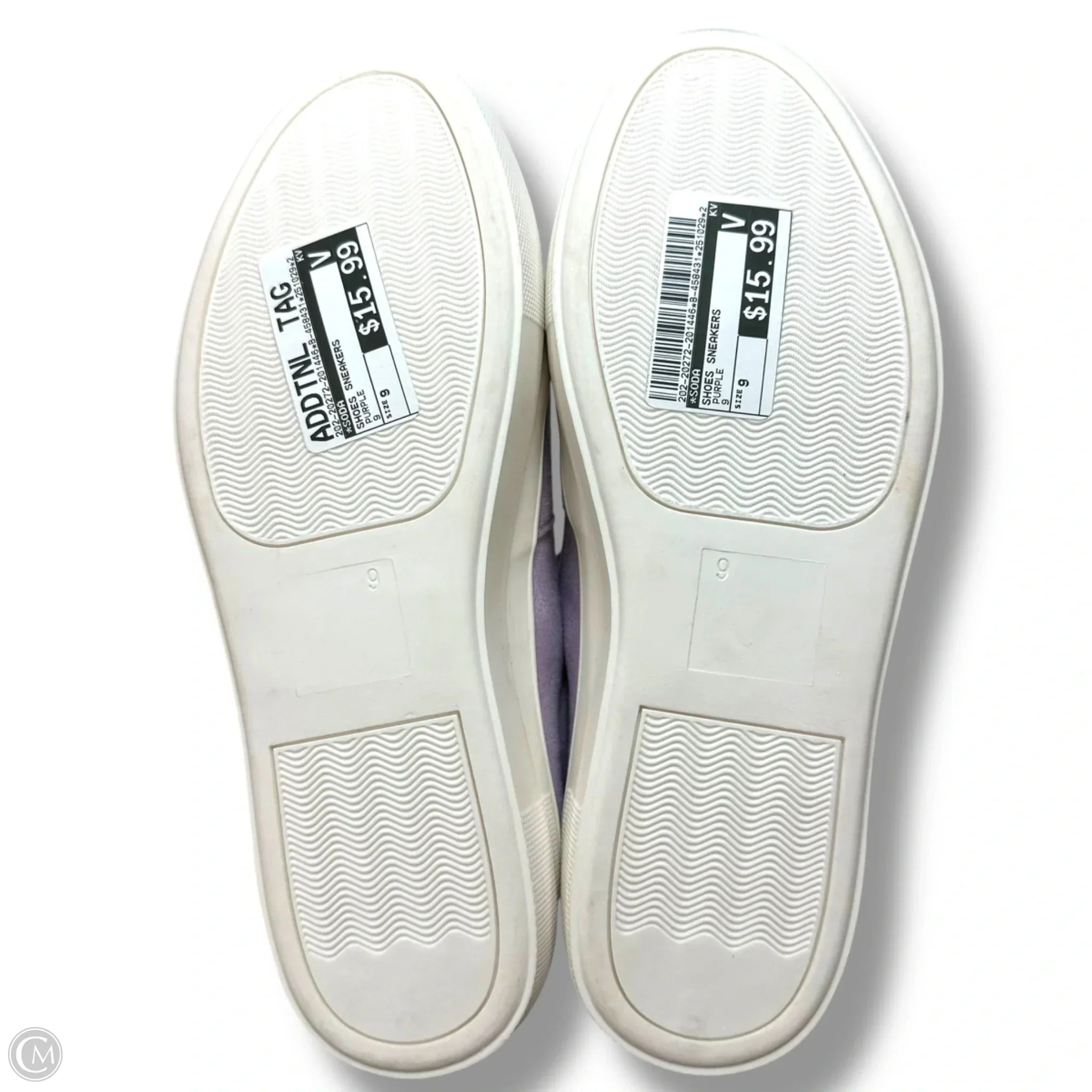 Shoes Sneakers By Soda In Purple, Size: 9