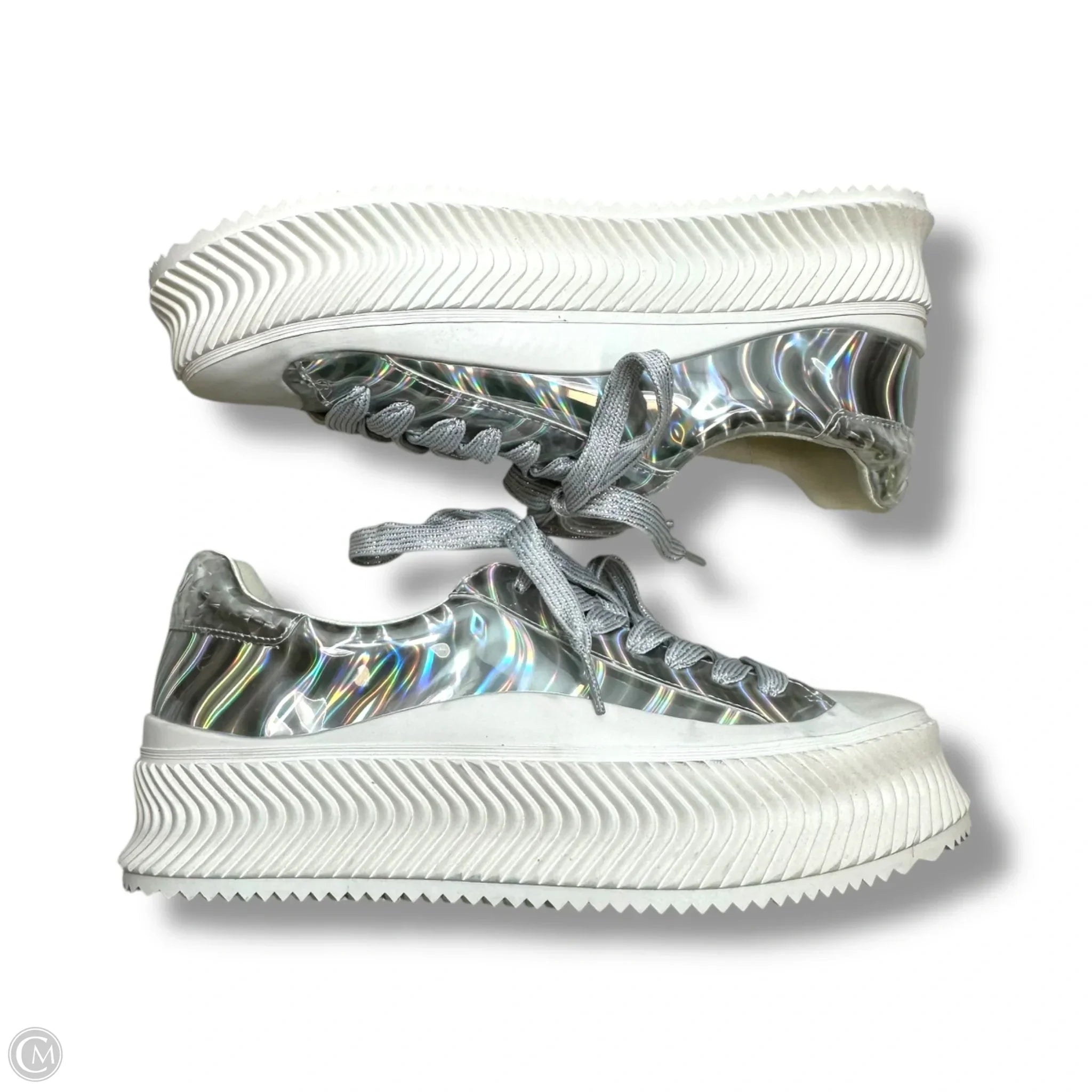 Shoes Sneakers By Circus By Sam Edelman In Silver, Size: 9