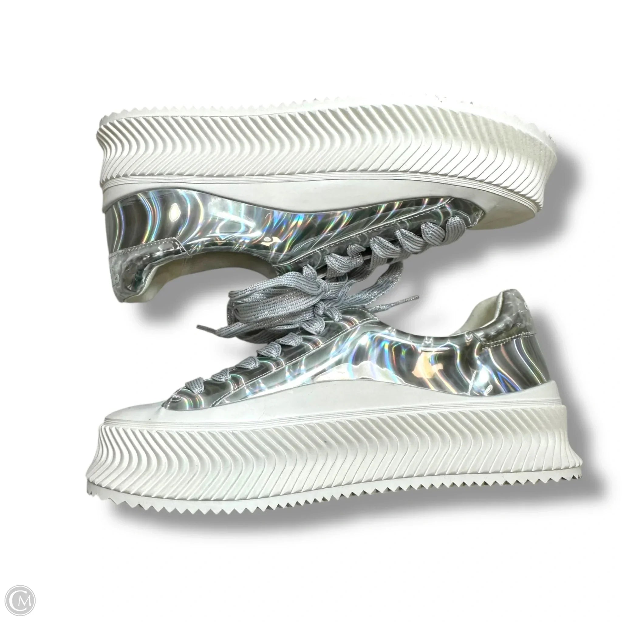 Shoes Sneakers By Circus By Sam Edelman In Silver, Size: 9