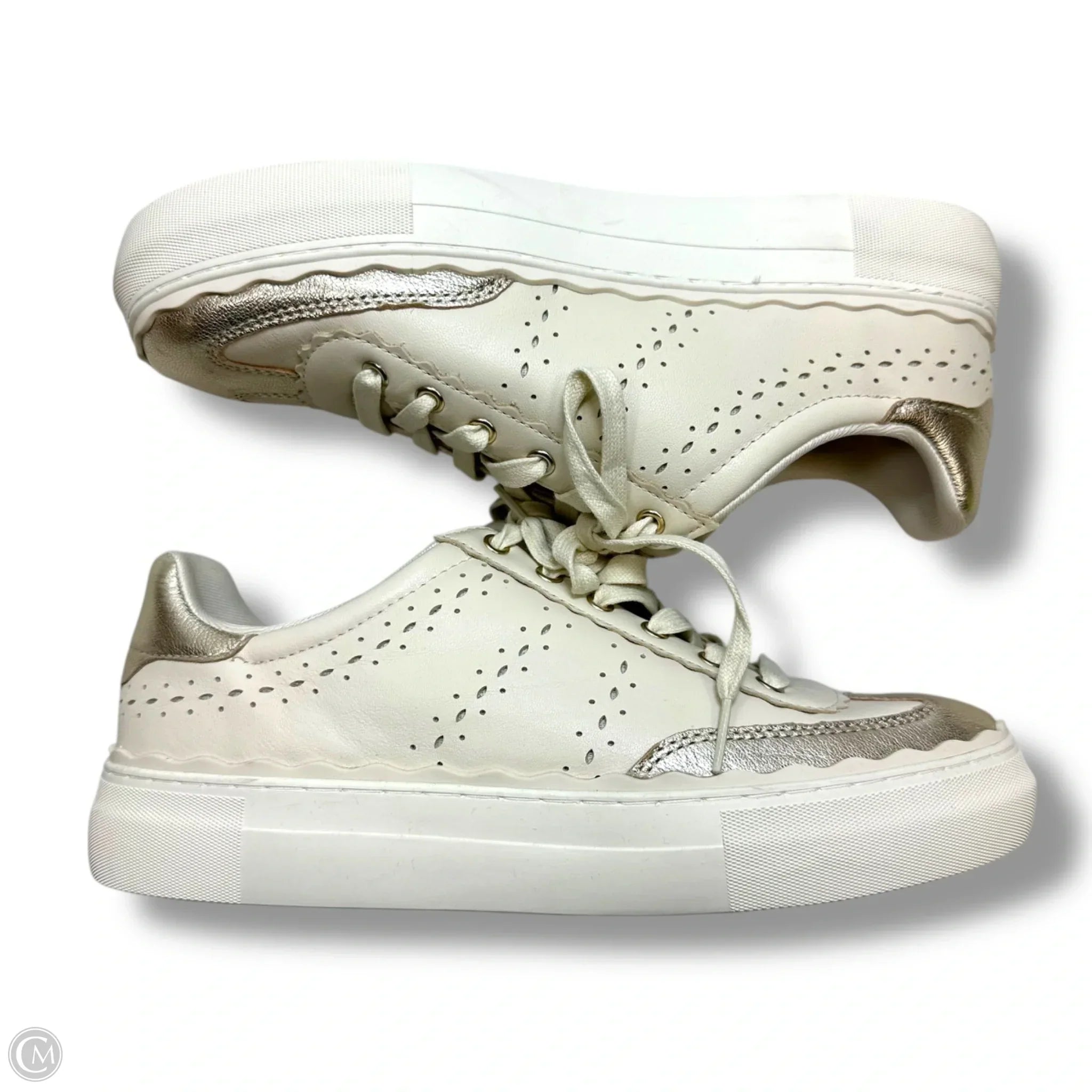 Shoes Sneakers By Vince Camuto In Ivory, Size: 9