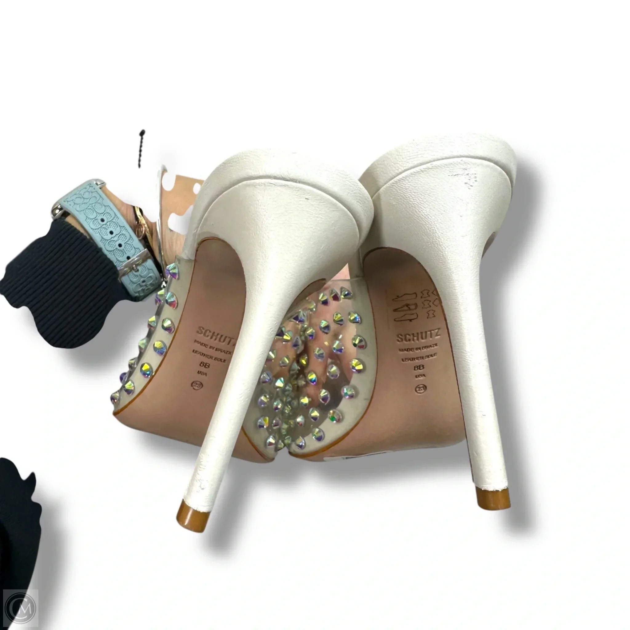 Shoes Heels Stiletto By Schutz In Clear, Size: 8