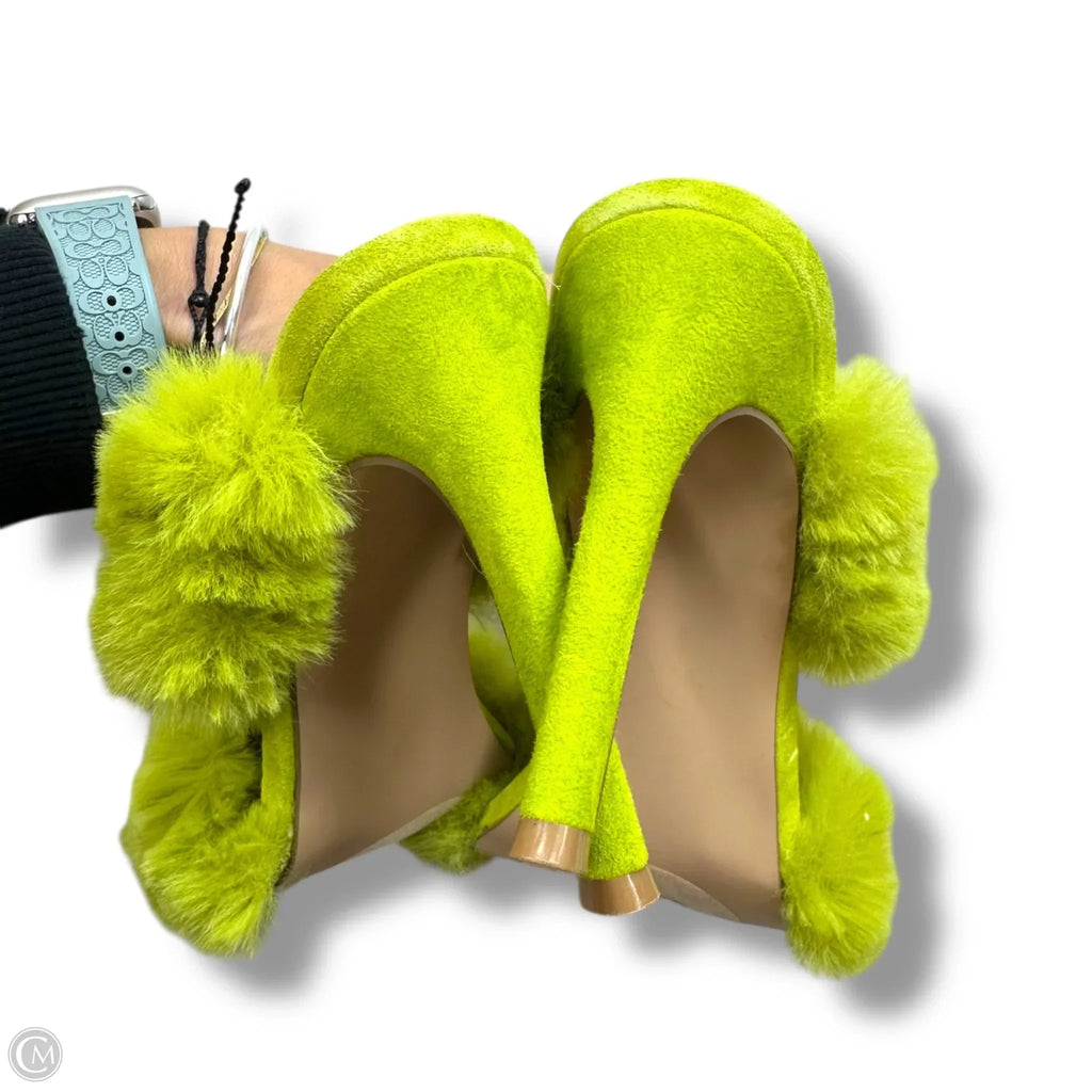 Shoes Heels Stiletto By Steve Madden In Green, Size: 8