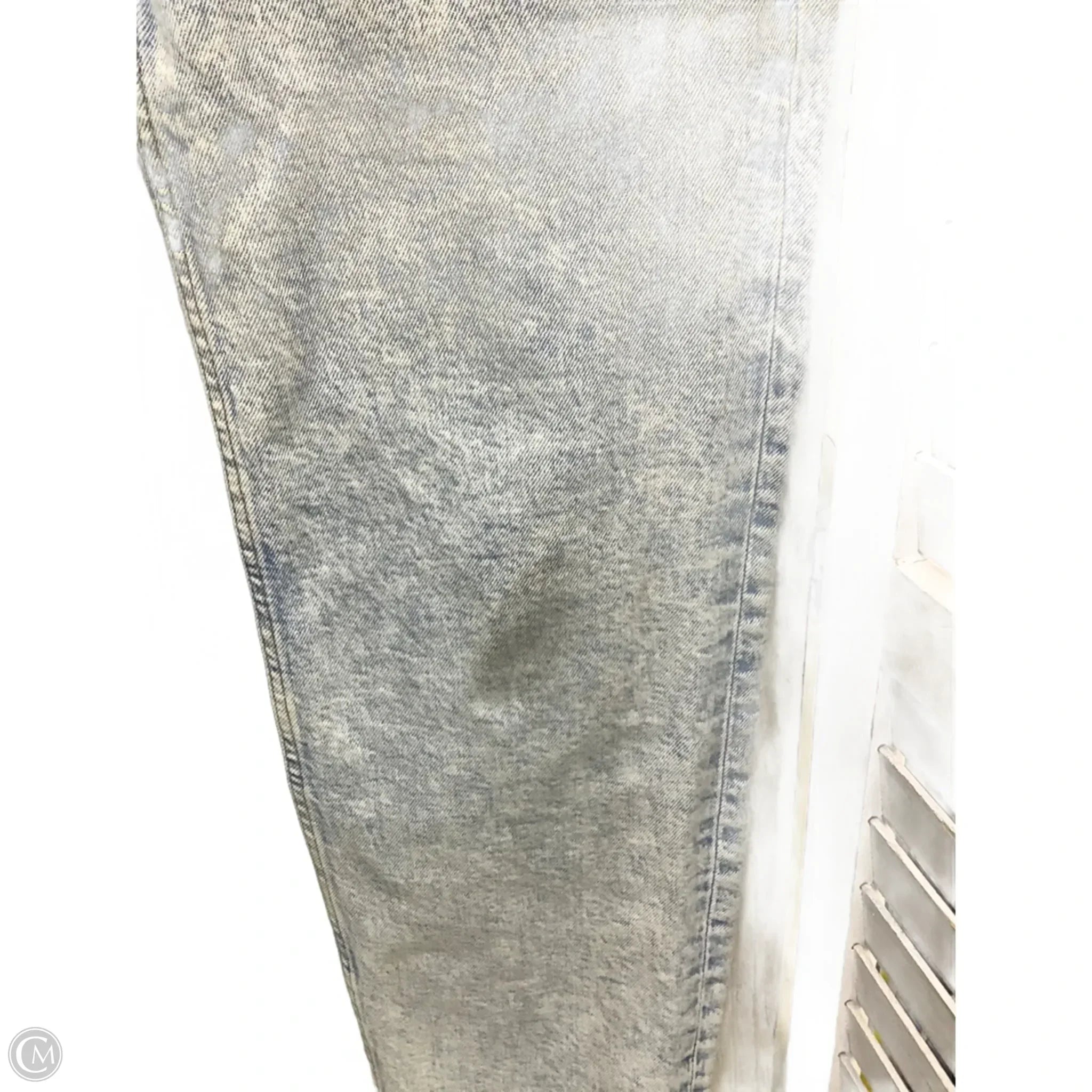 Jeans Straight By H&m In Blue Denim, Size: 4