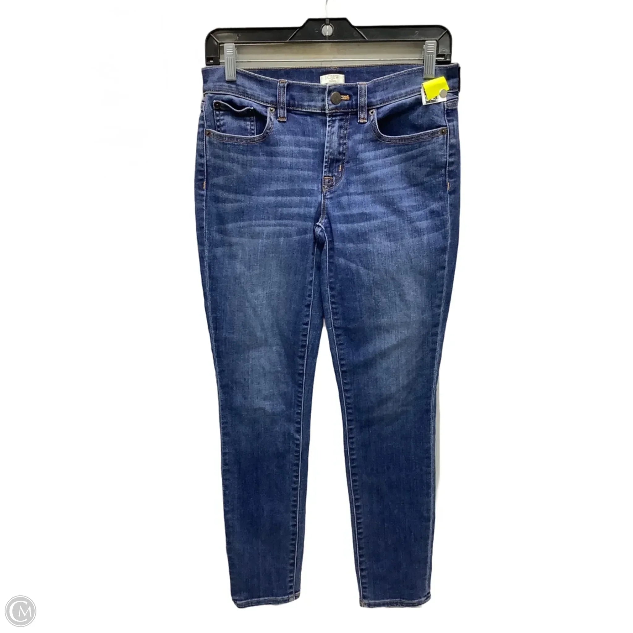 Jeans Skinny By J. Crew In Blue Denim, Size: 4