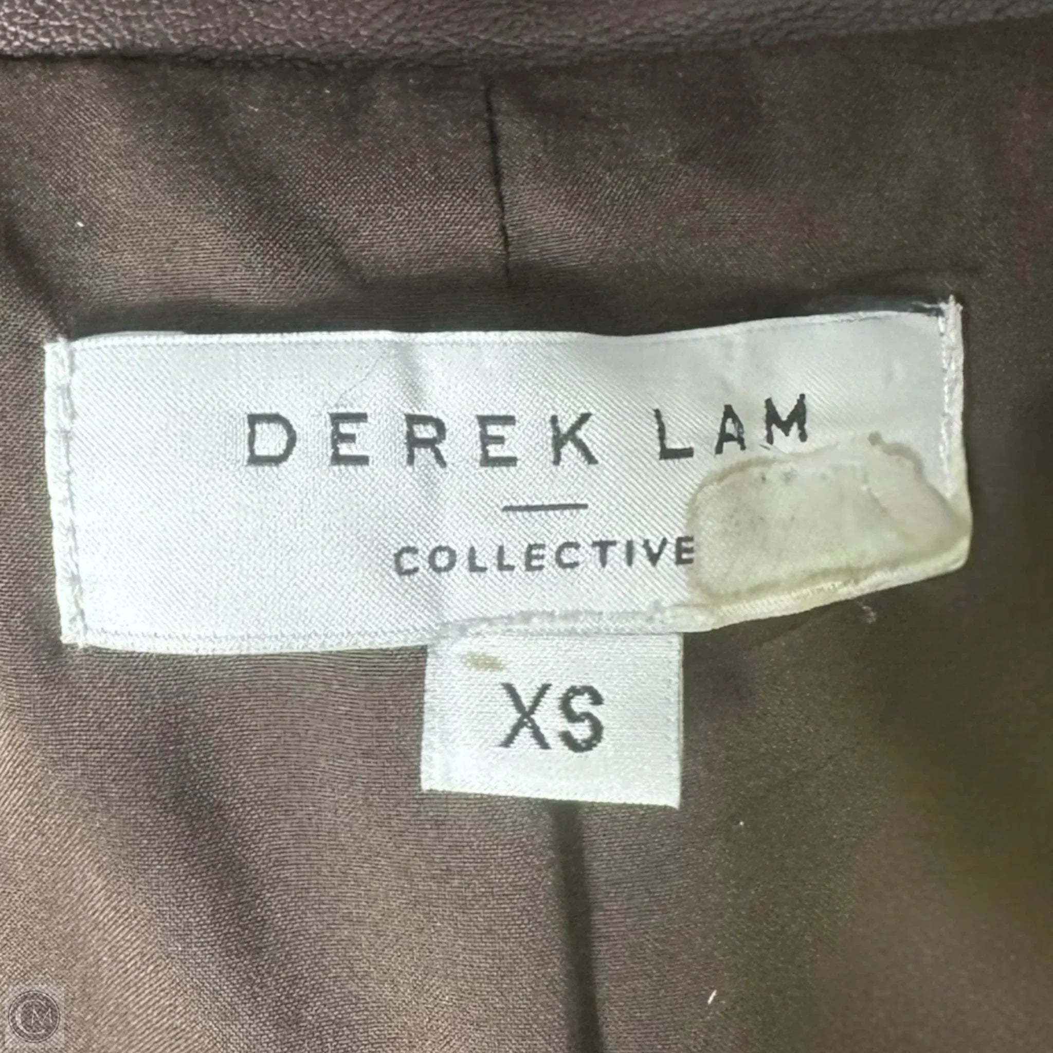 Vegan Leather Belted Trench Coat Designer By Derek Lam 10 Crosby In Brown, Size: XS