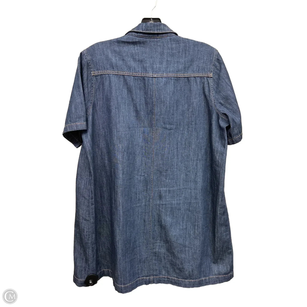 Dress Casual Short By Life In Progress In Blue Denim, Size: M