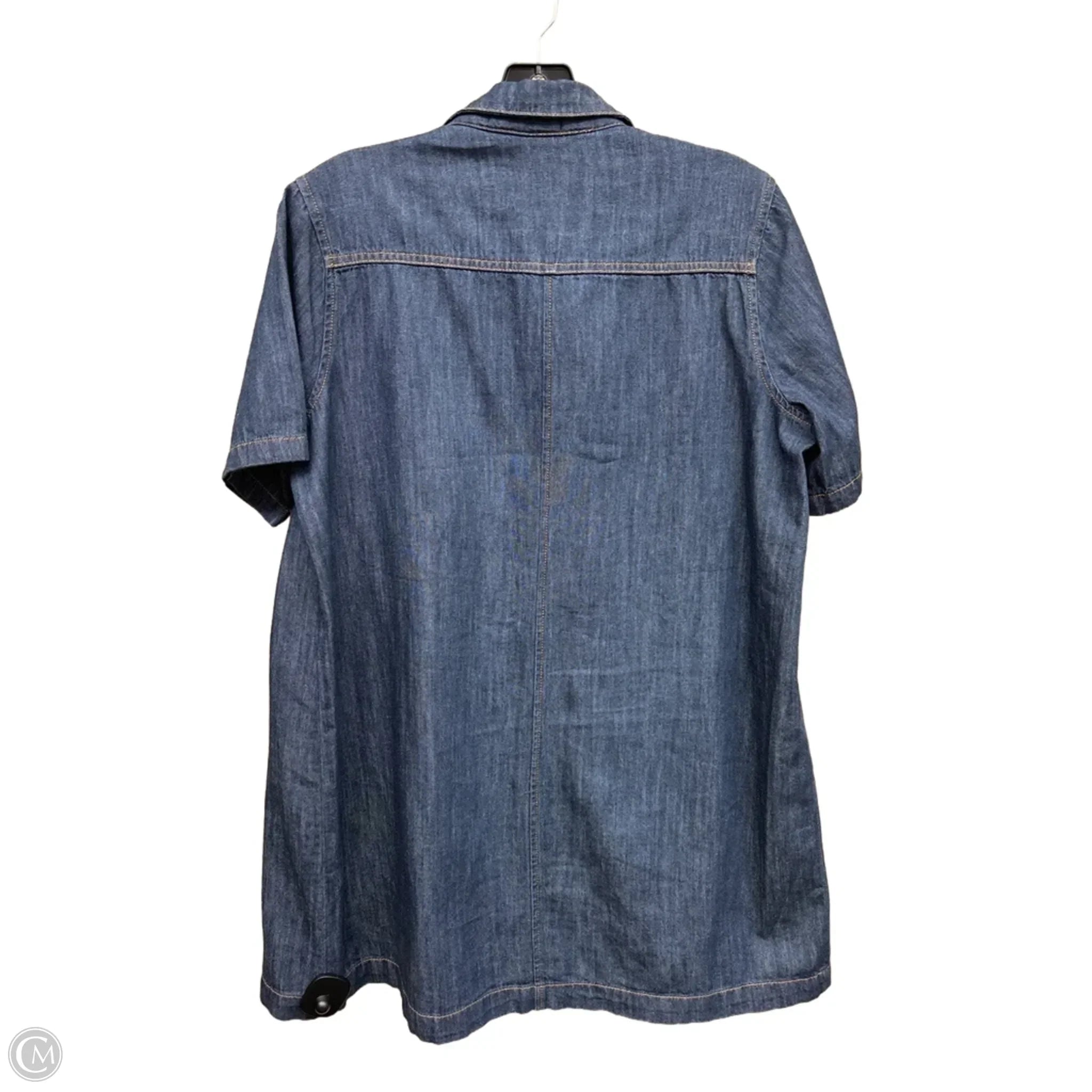 Dress Casual Short By Life In Progress In Blue Denim, Size: M