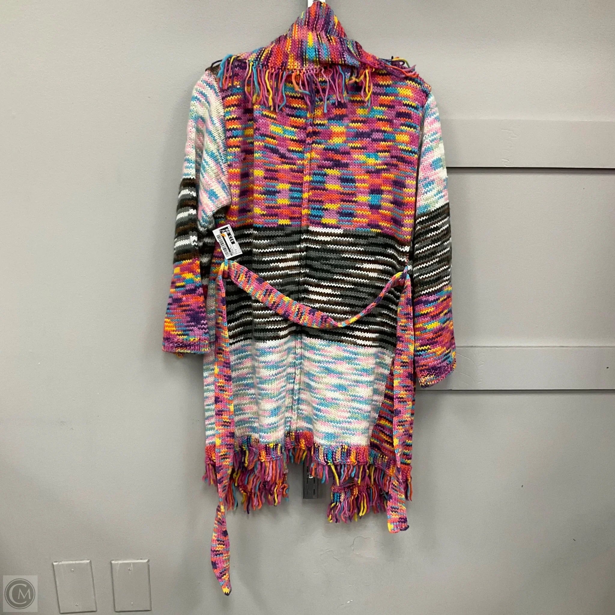 Cardigan By Pol In Rainbow Print, Size: S