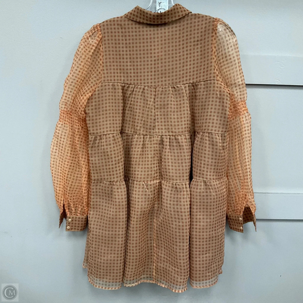 Dress Casual Midi By En Saison In Brown, Size: S