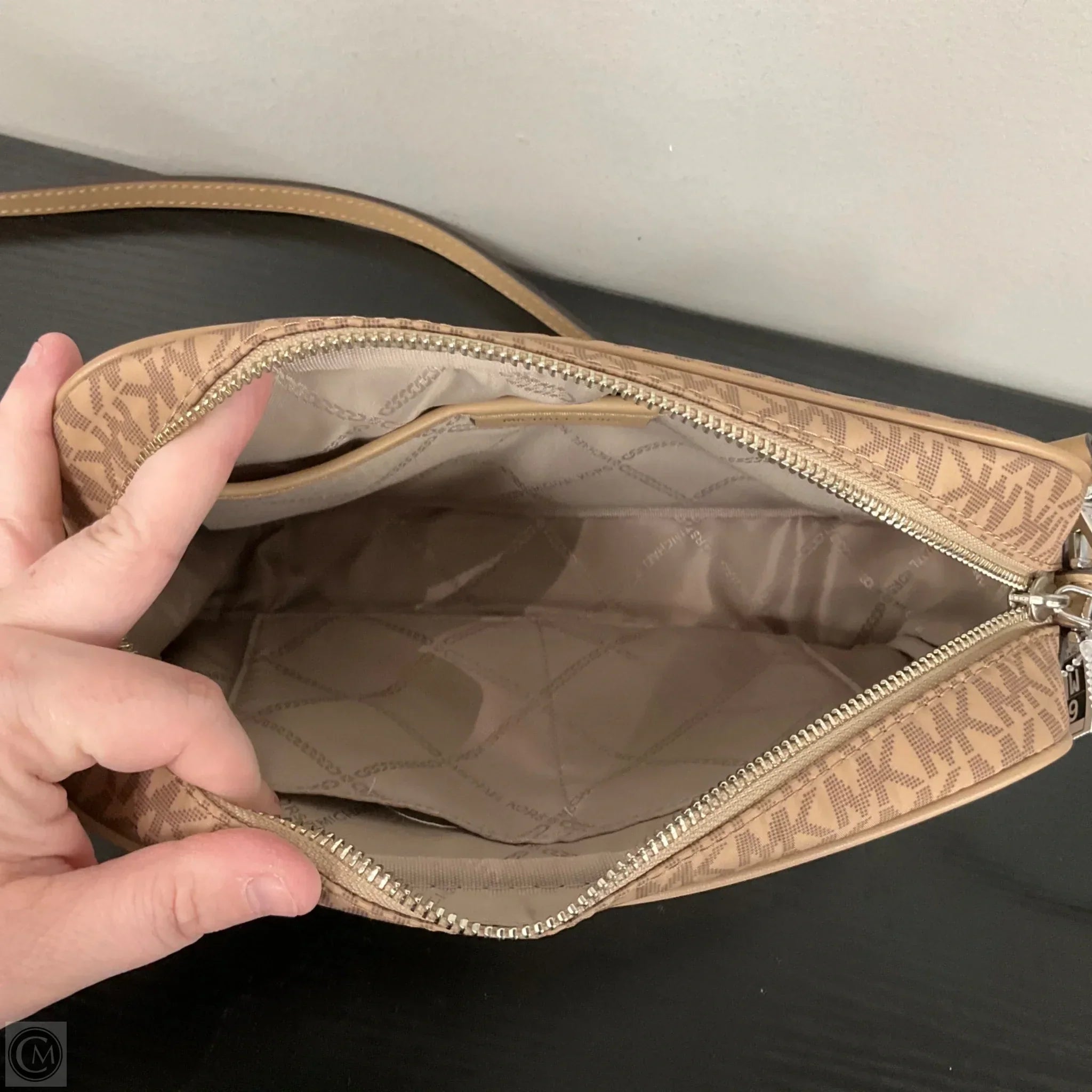 Crossbody Designer By Michael Kors, Size: Medium