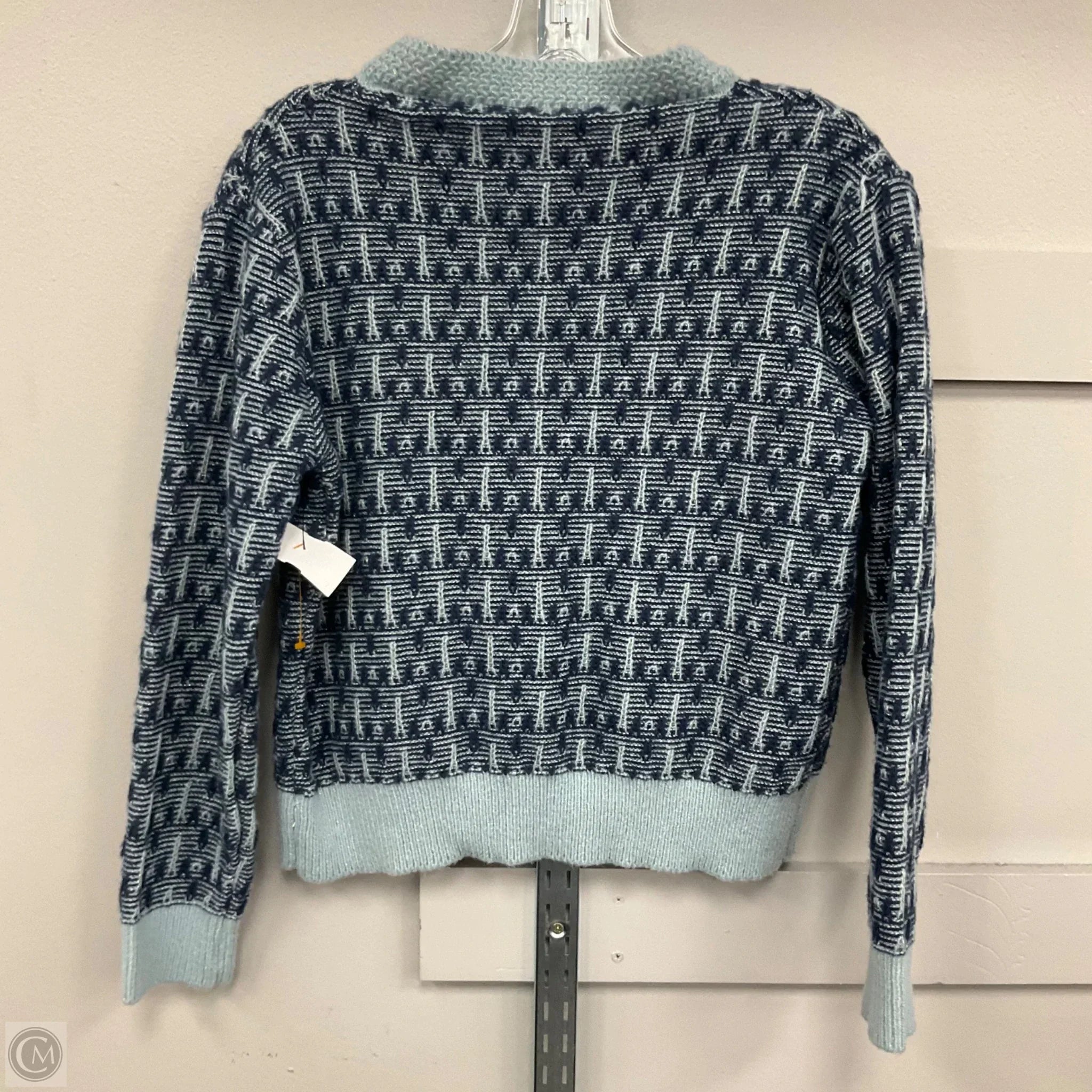Cardigan By Clothes Mentor In Blue, Size: S