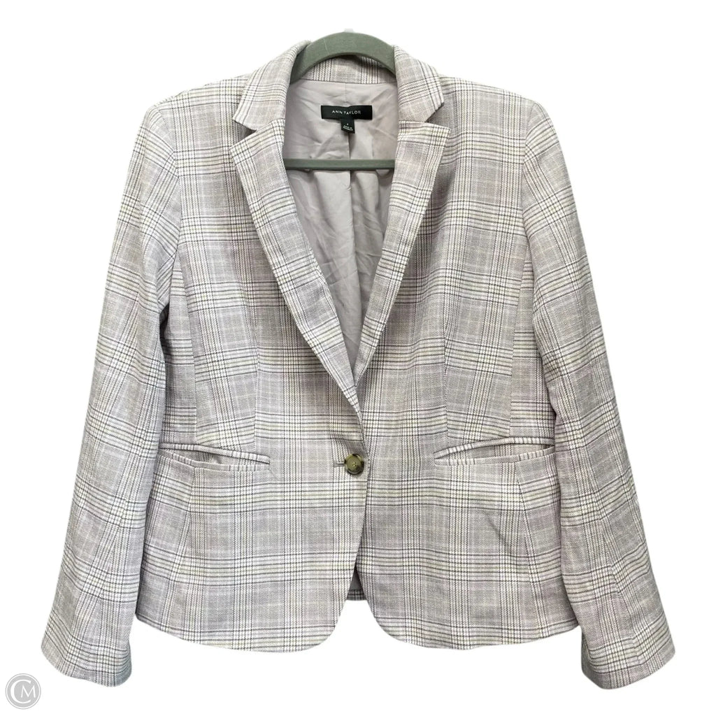 Blazer By Ann Taylor In Pink, Size: 4