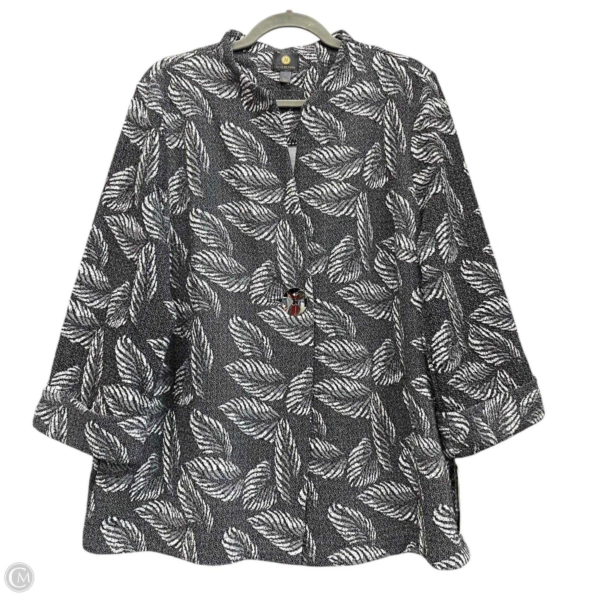 Jacket Other By Jm Collections In Grey, Size: L