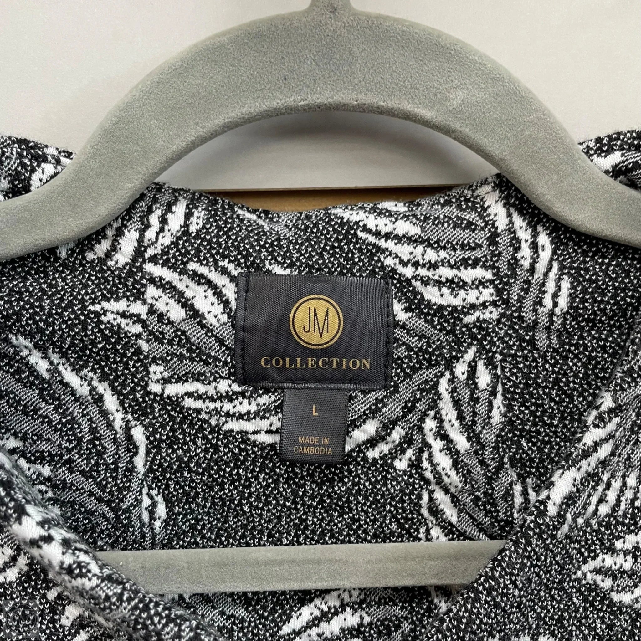 Jacket Other By Jm Collections In Grey, Size: L