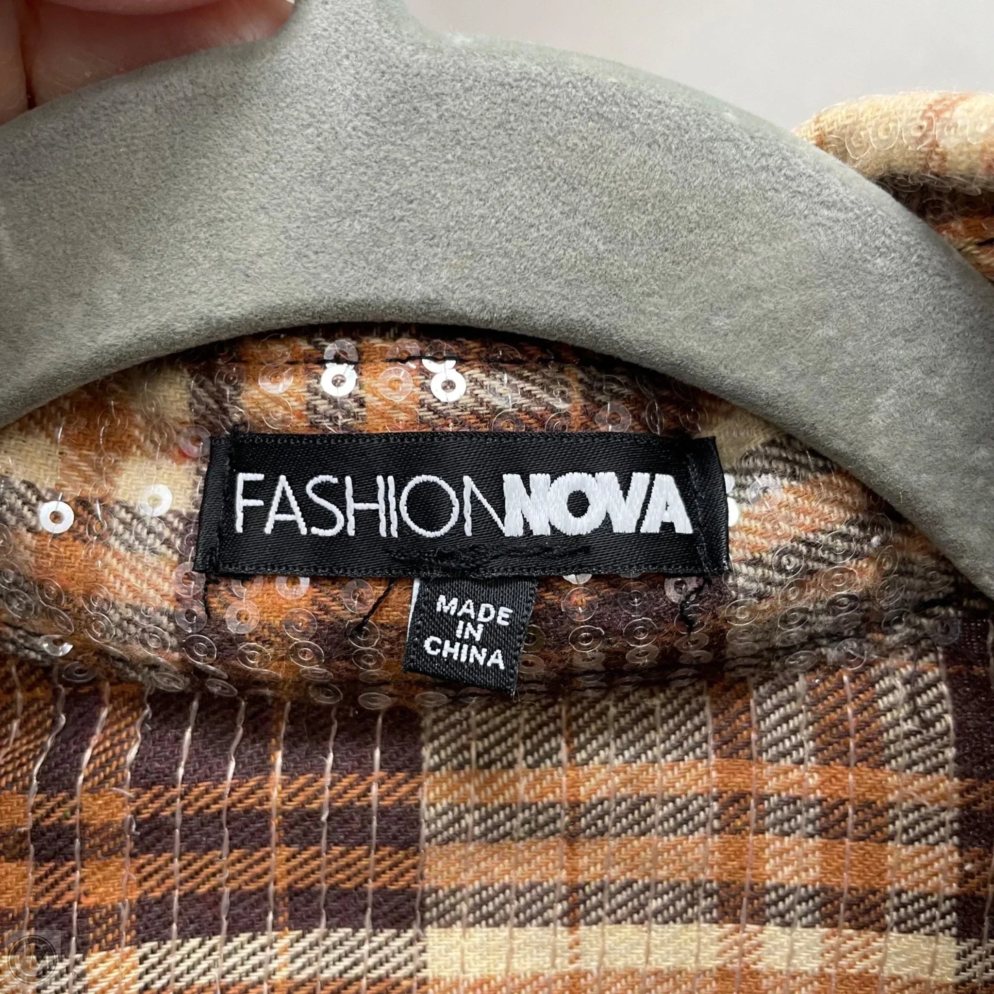 Tunic Long Sleeve By Fashion Nova In Multi-colored, Size: M