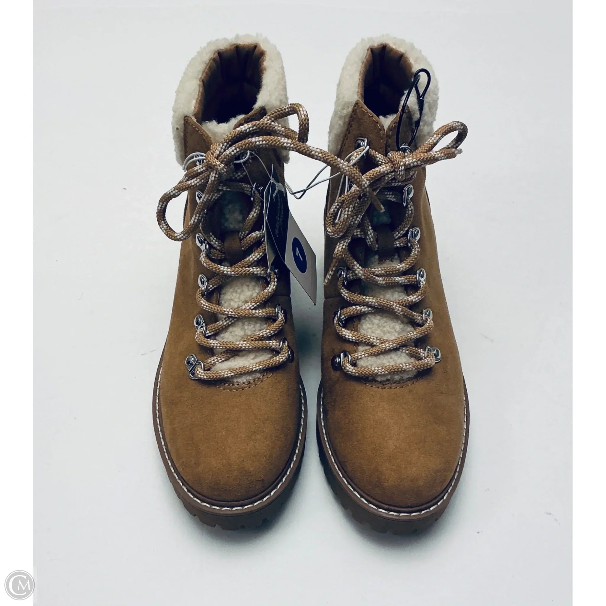 Boots Ankle Flats By Universal Thread In Brown, Size: 7