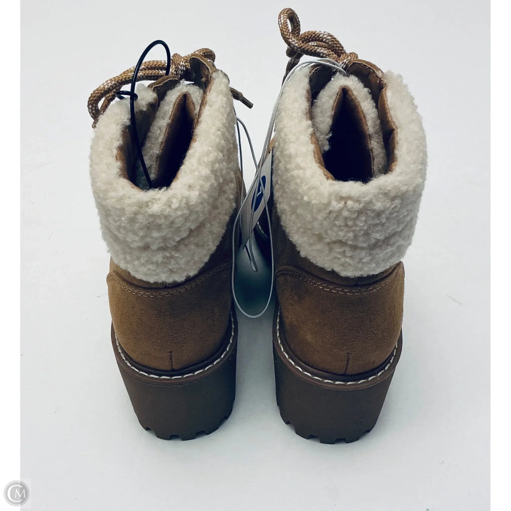 Boots Ankle Flats By Universal Thread In Brown, Size: 7