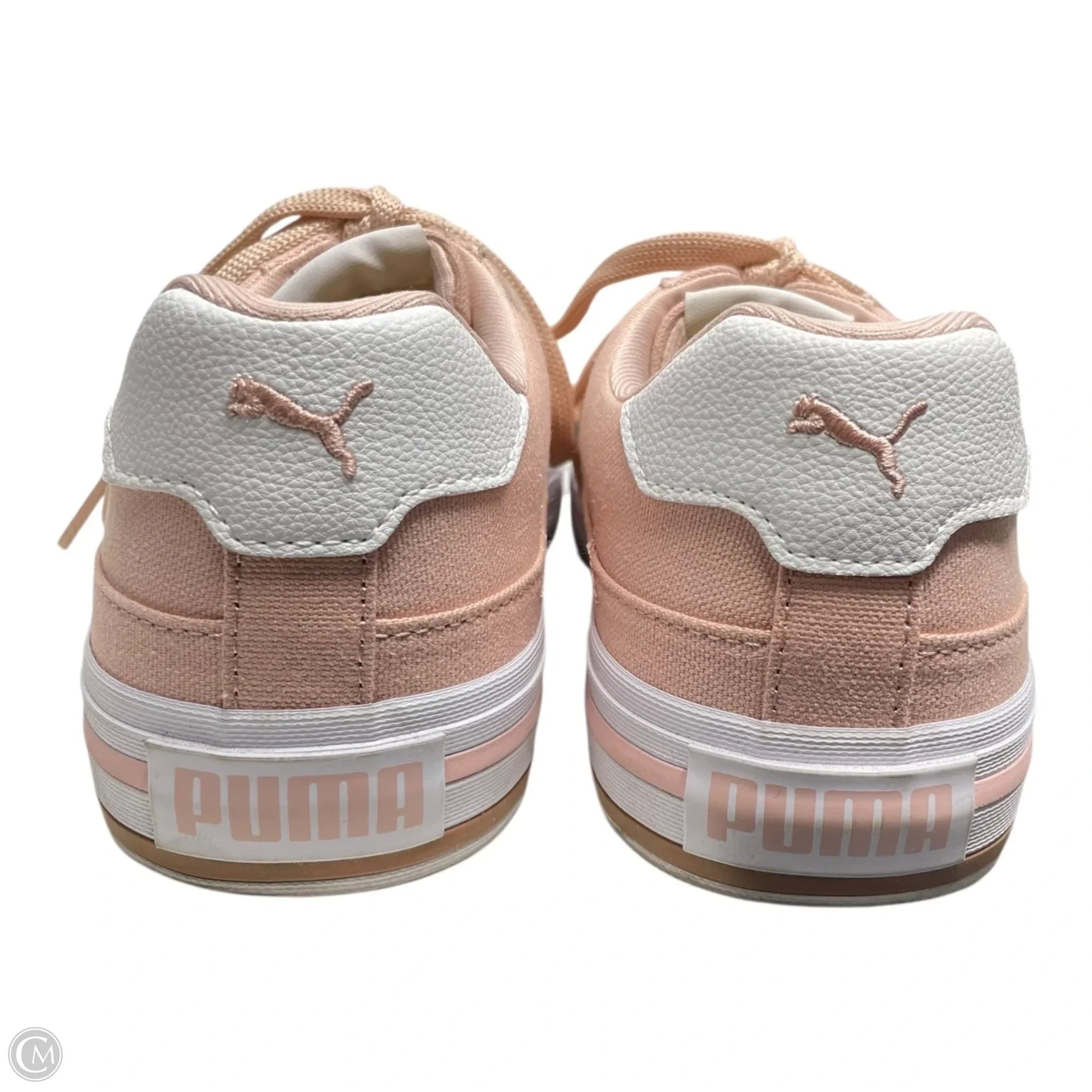 Shoes Sneakers By Puma In Pink & White, Size: 8