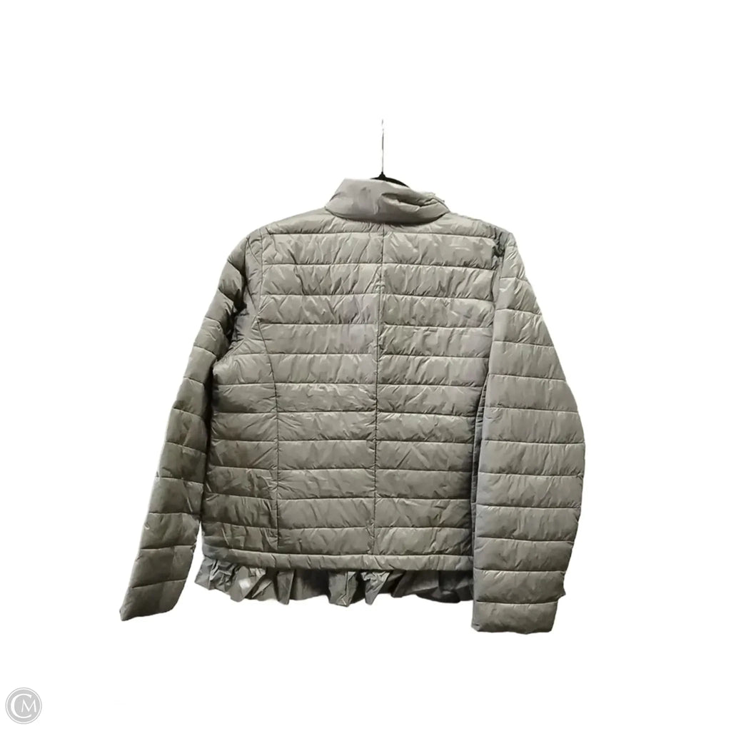 Coat Puffer & Quilted By Lane Bryant In Grey, Size: Xl