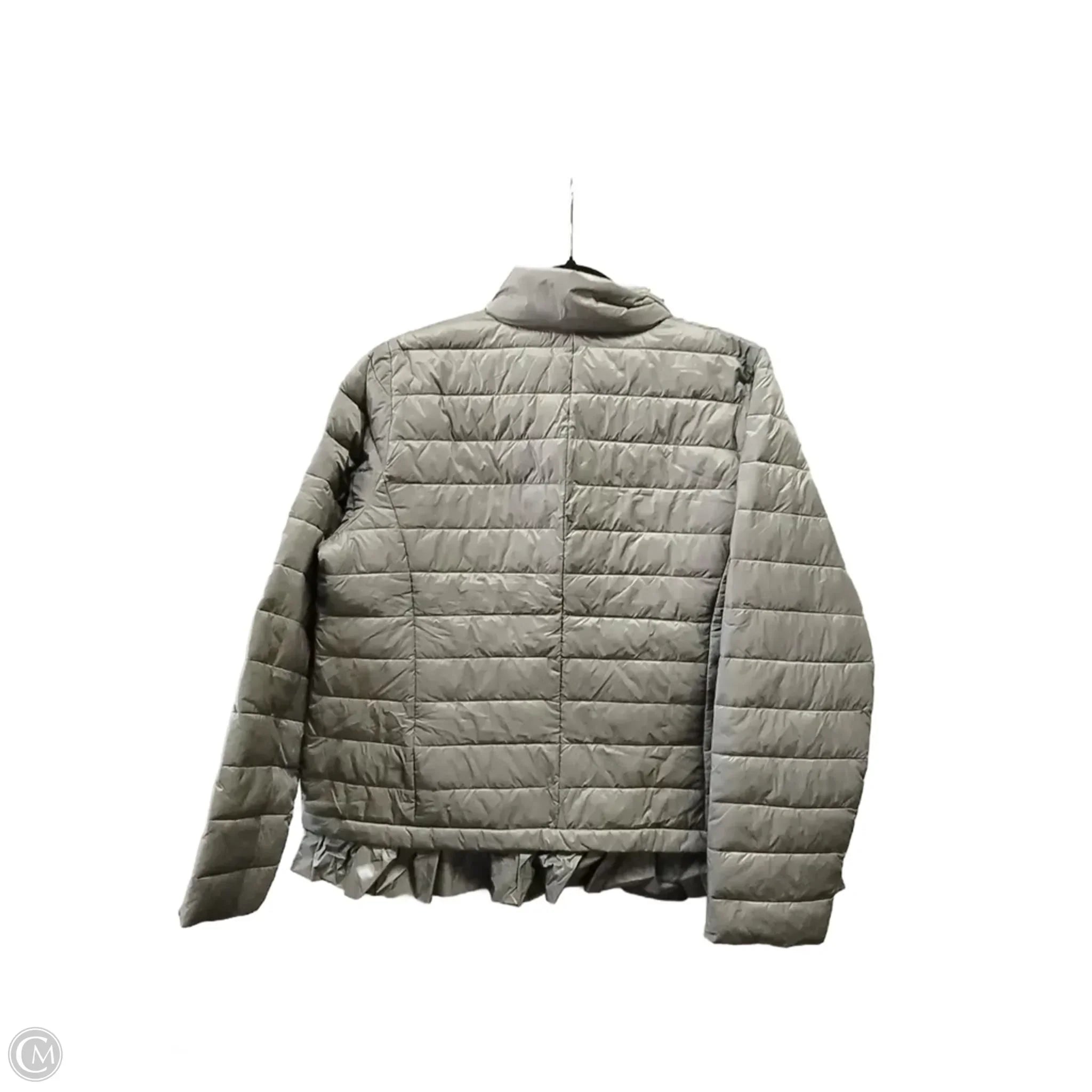 Coat Puffer & Quilted By Lane Bryant In Grey, Size: Xl