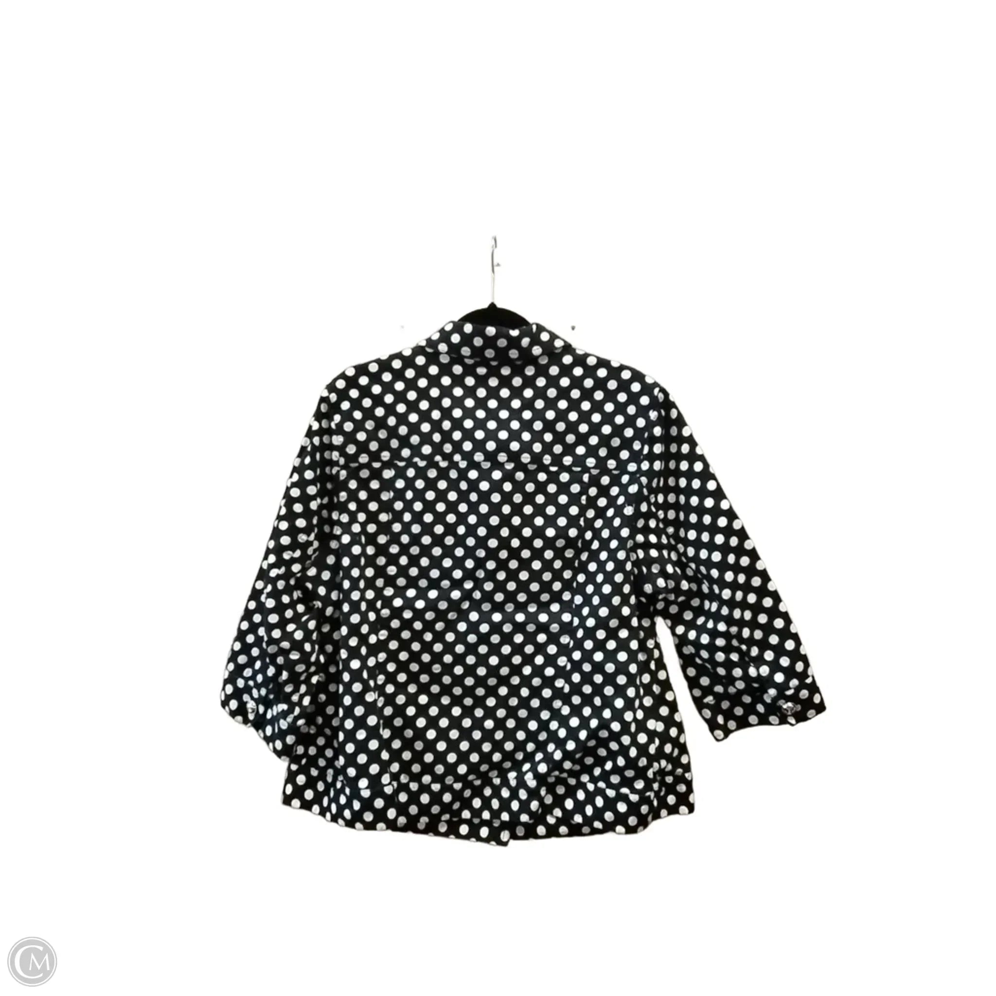 Jacket Denim By Cj Banks In Polkadot Pattern, Size: 1x
