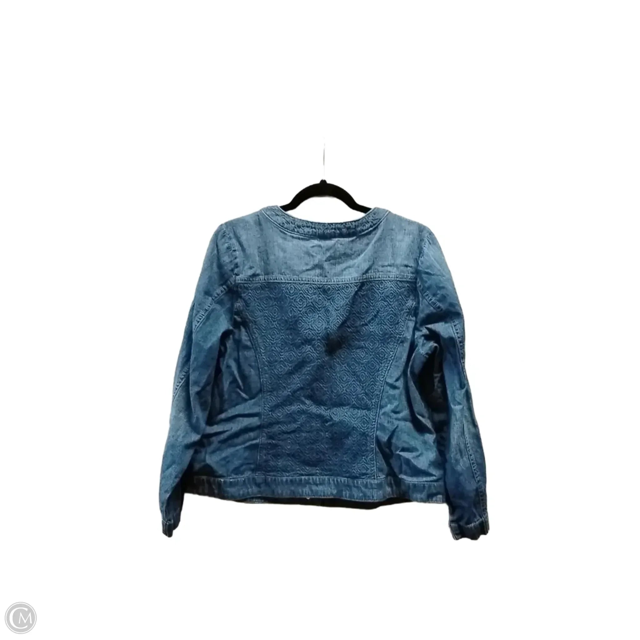Jacket Denim By Cj Banks In Blue, Size: 1x
