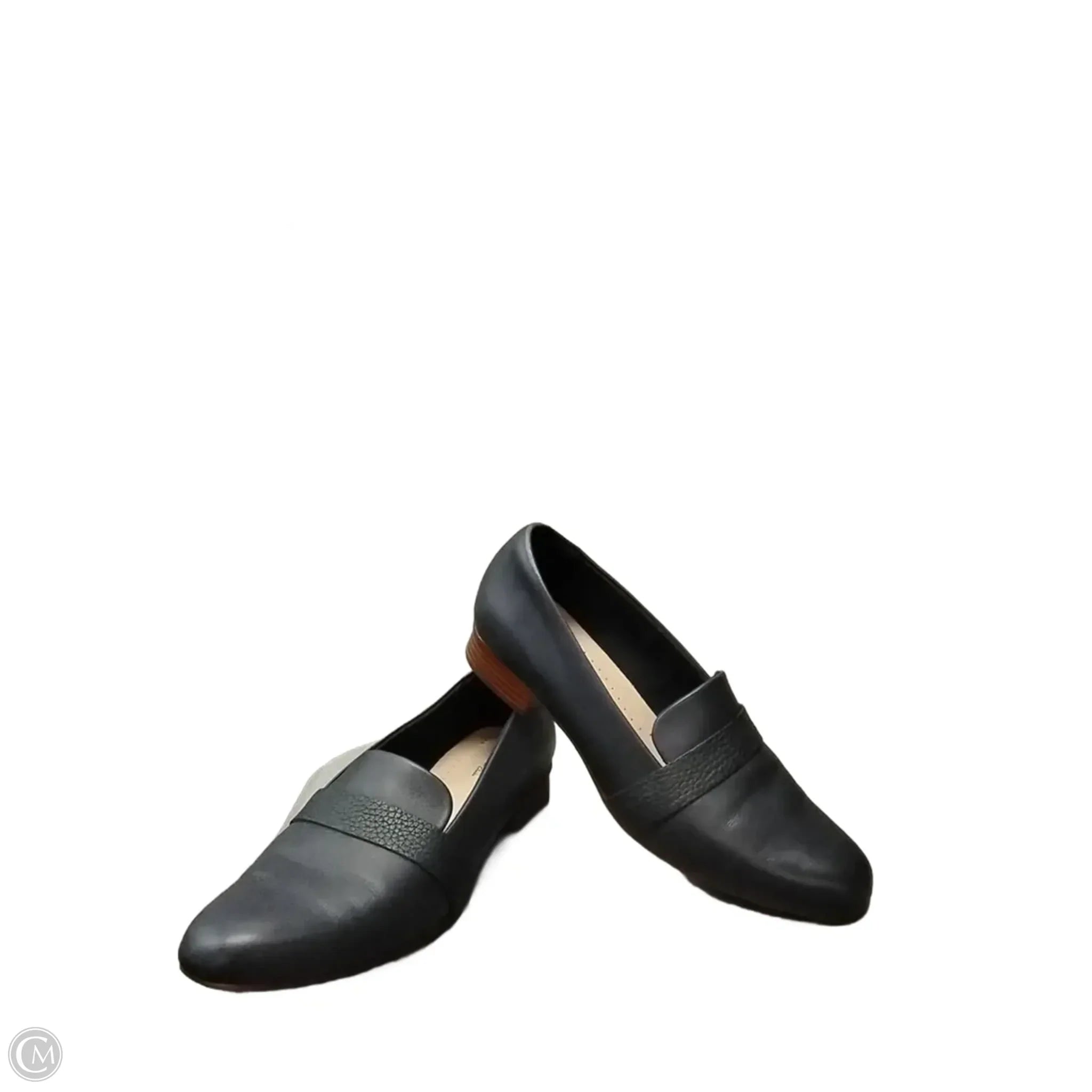 Shoes Heels Block By Clarks In Blue, Size: 8