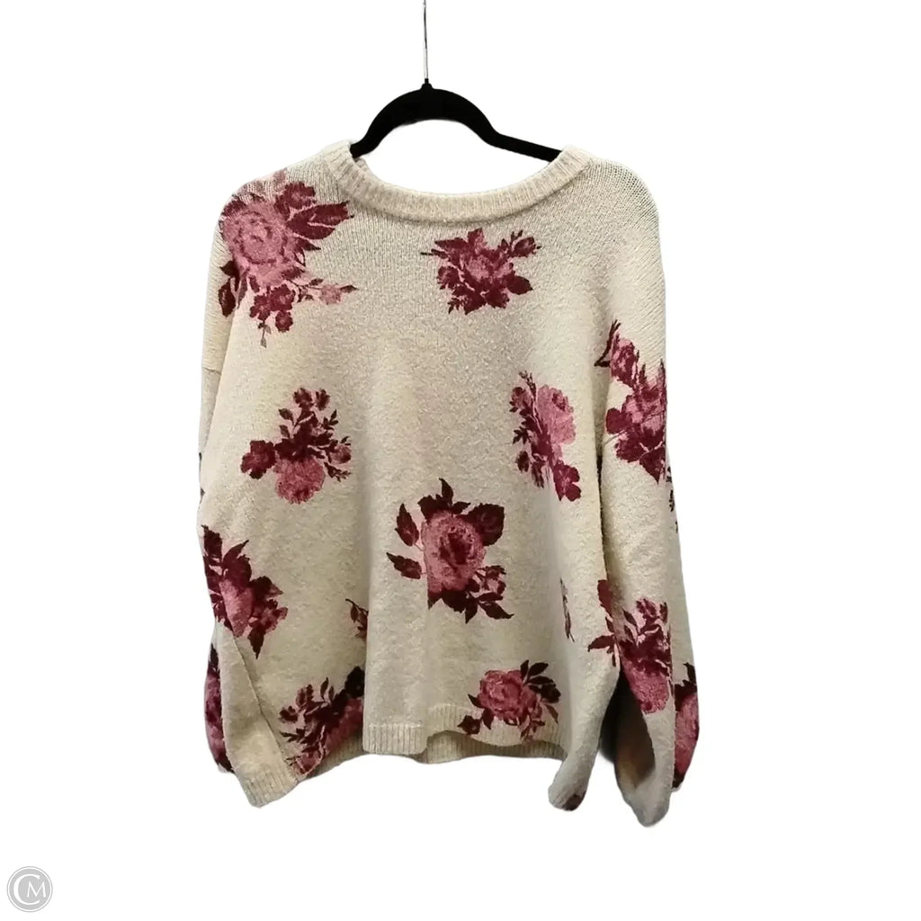 Sweater By Altard State In Floral Print, Size: M
