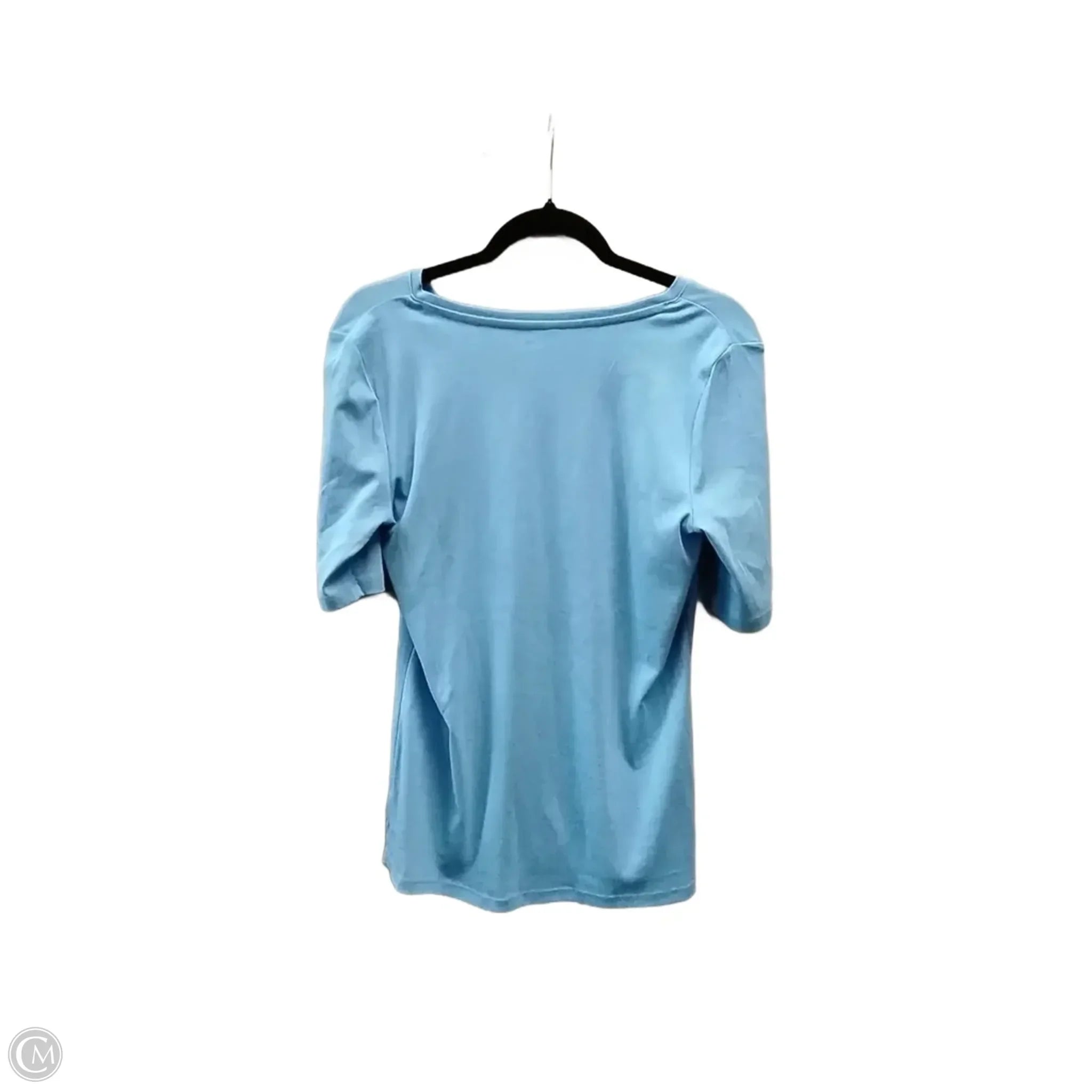 Top Short Sleeve By Talbots In Blue, Size: M