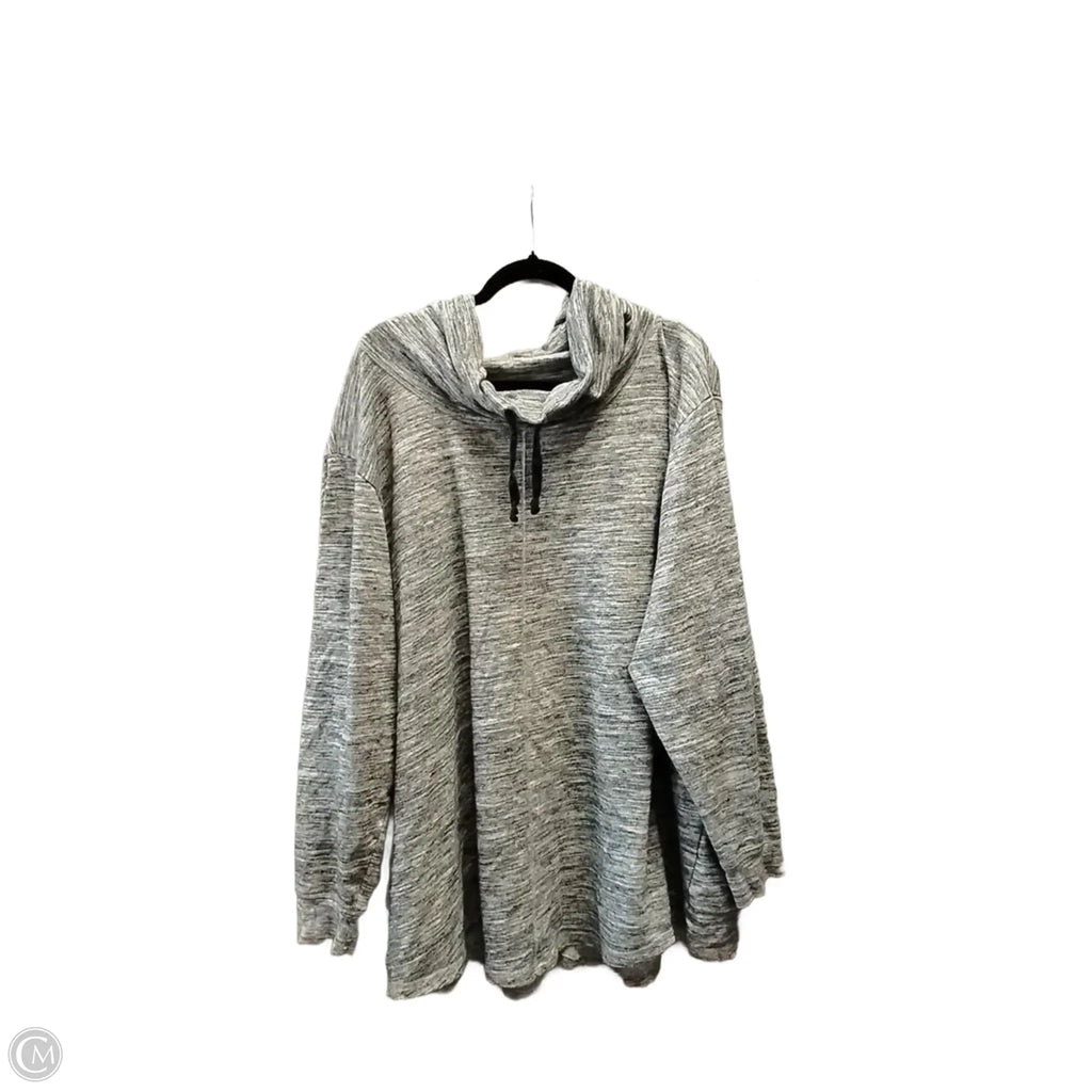 Sweatshirt Collar By Just My Size In Grey, Size: 5