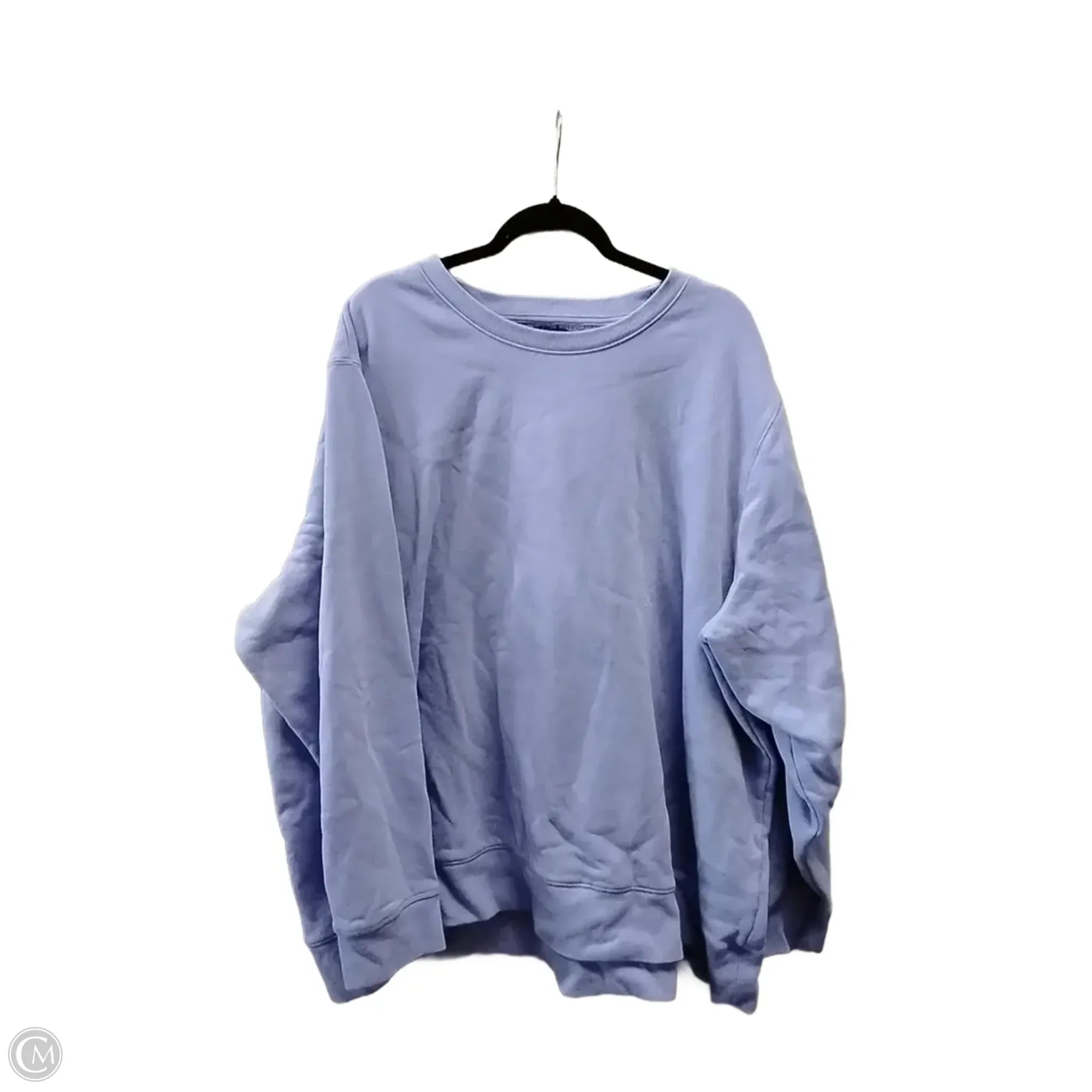 Sweatshirt Crewneck By Tek Gear In Purple, Size: 4x