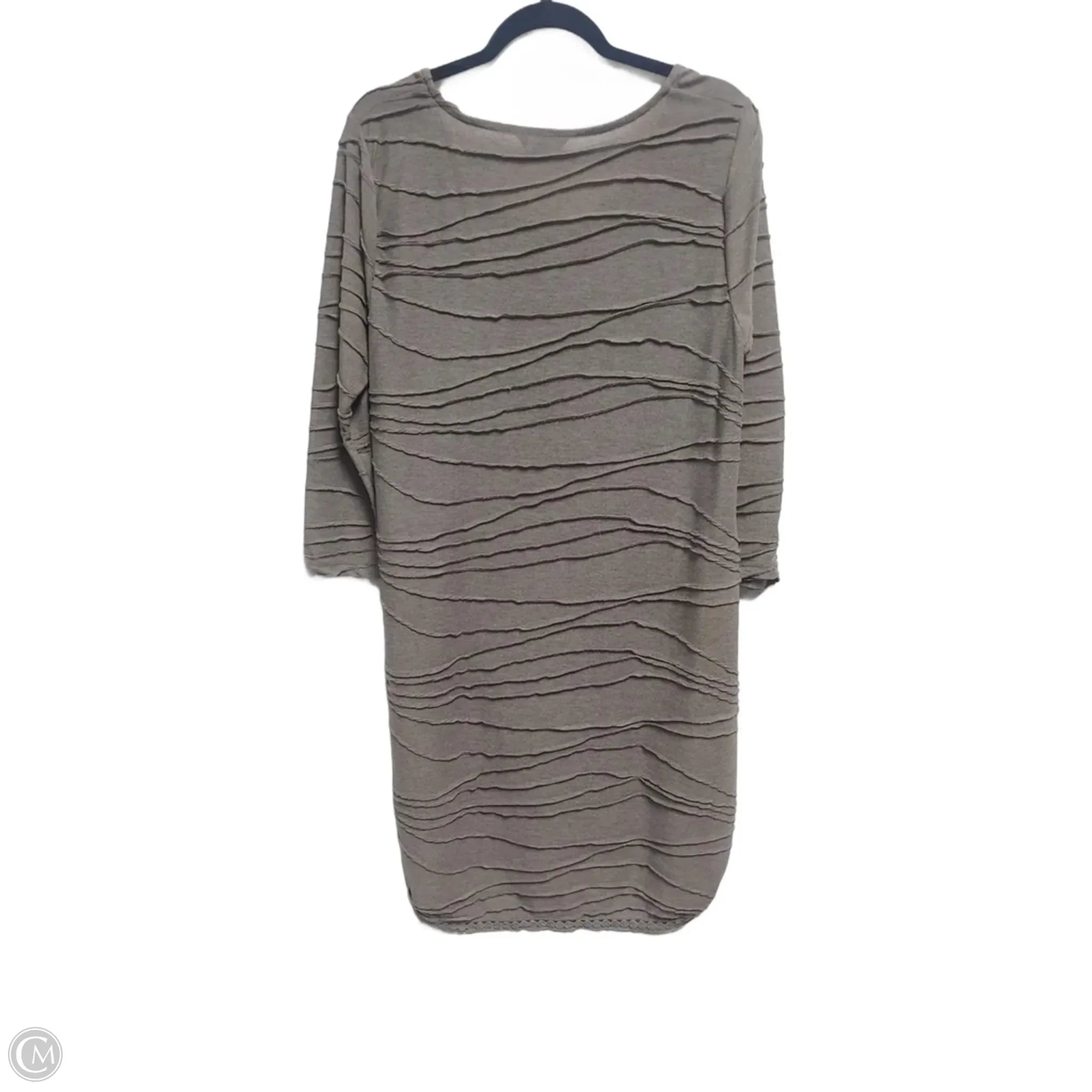 Dress Casual Midi By Clothes Mentor In Brown, Size: Xl