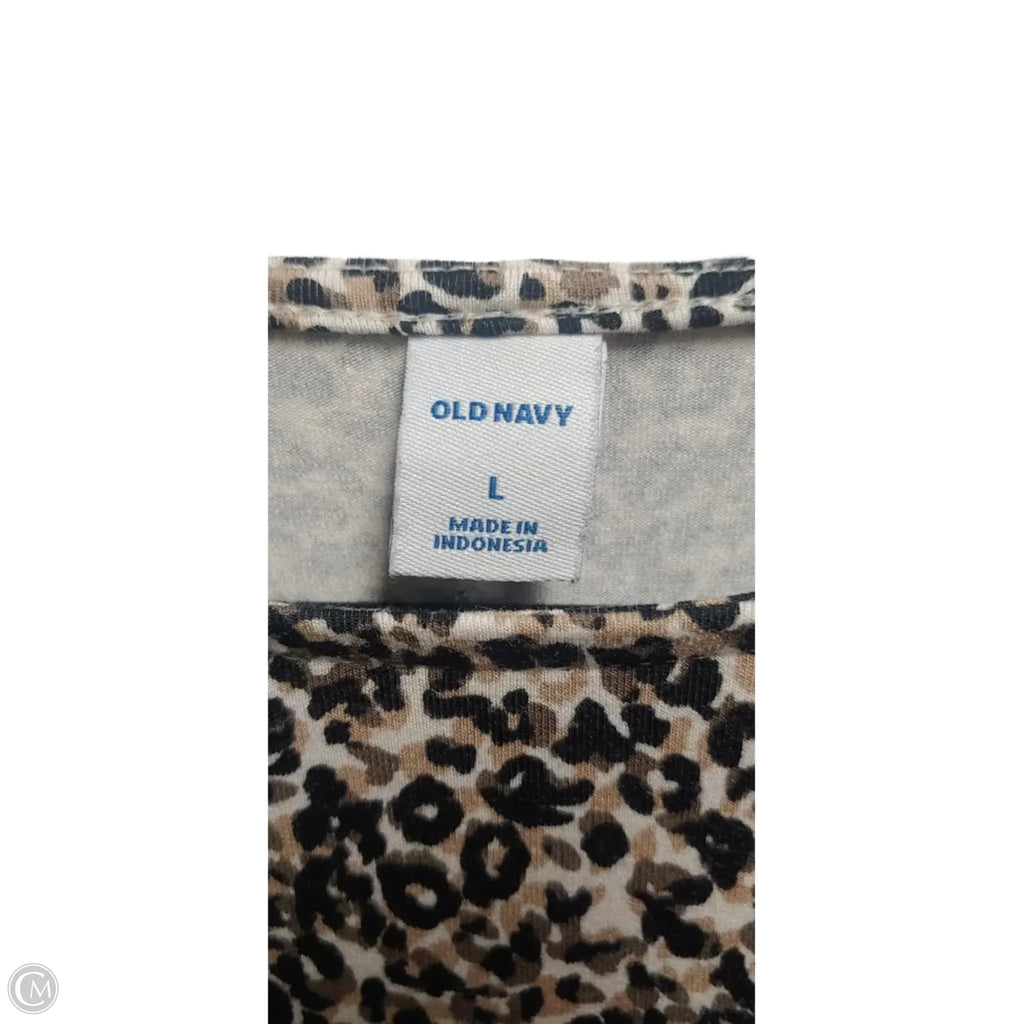 Dress Casual Midi By Old Navy In Animal Print, Size: L