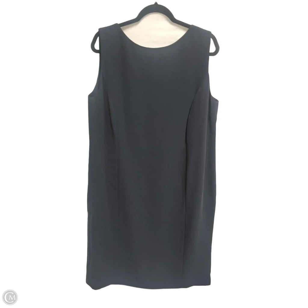 Dress Casual Midi By Casual Corner In Black, Size: 16