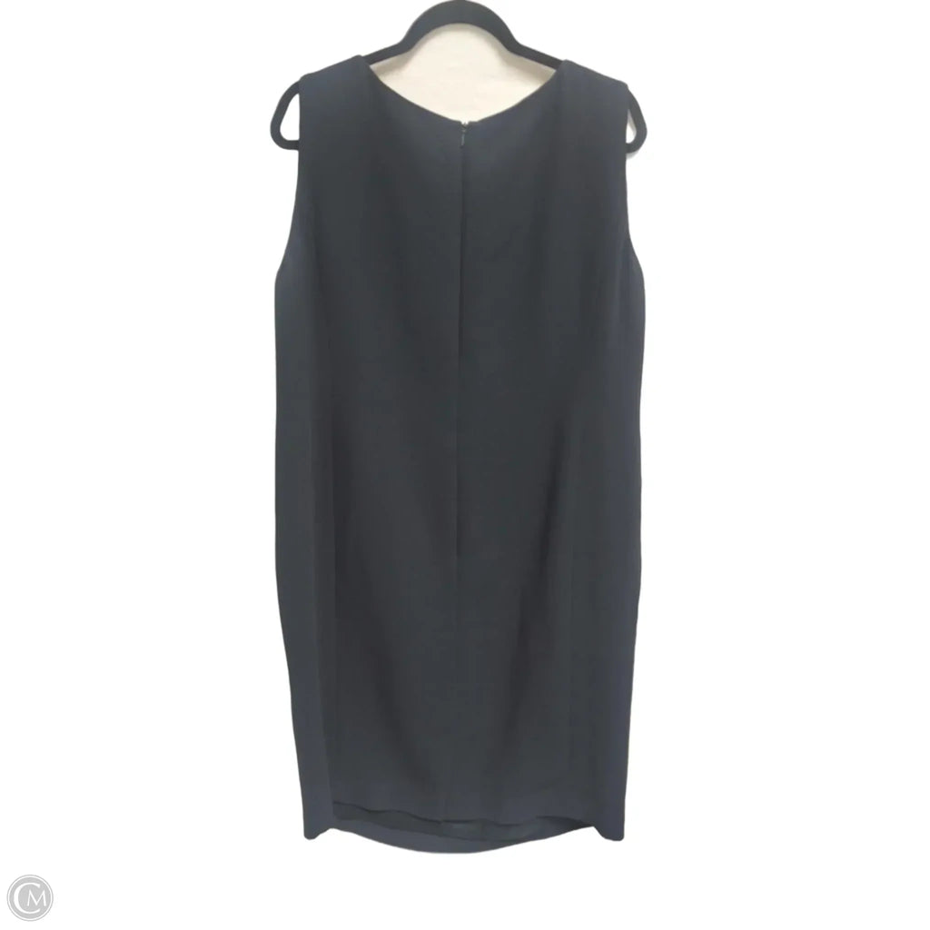 Dress Casual Midi By Casual Corner In Black, Size: 16