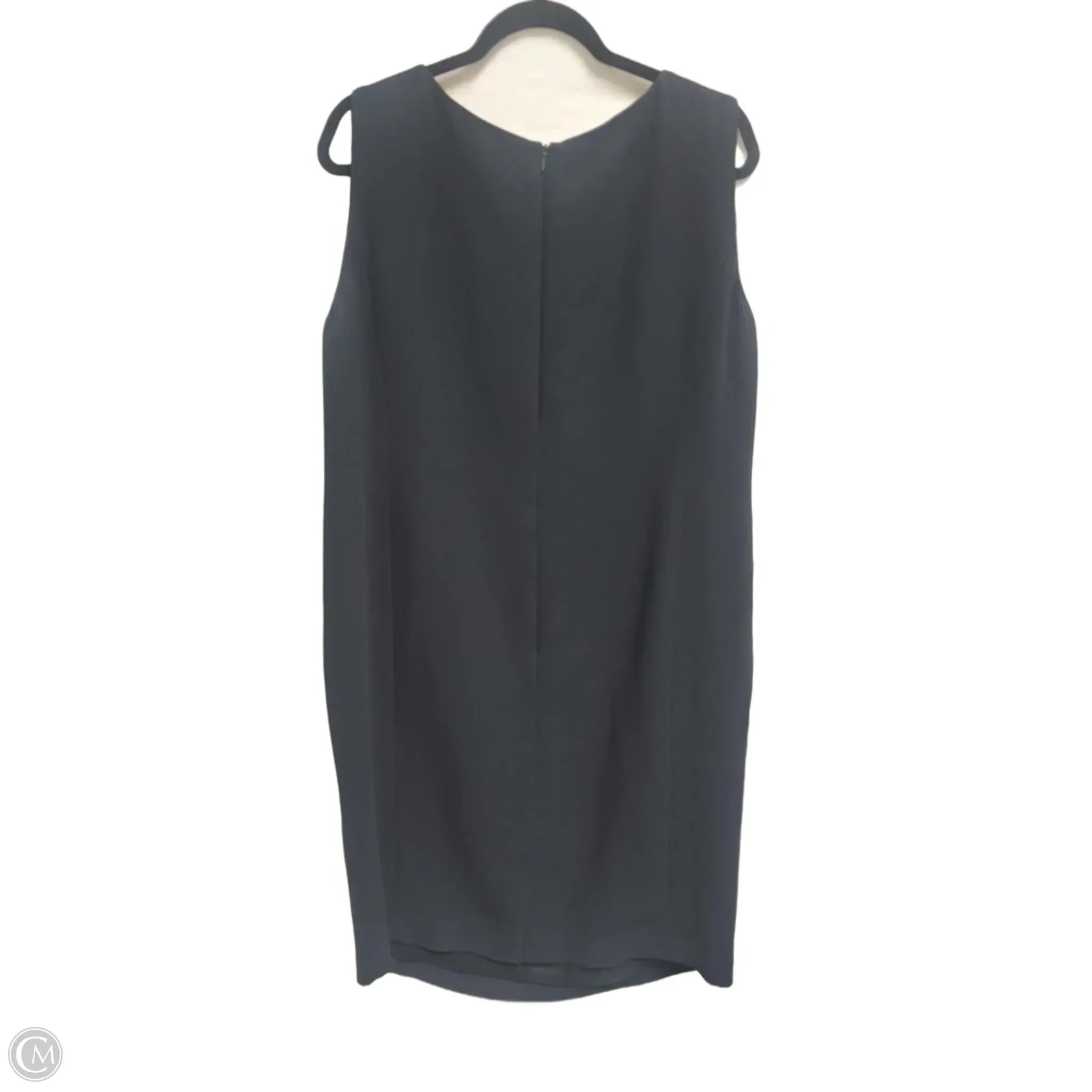 Dress Casual Midi By Casual Corner In Black, Size: 16