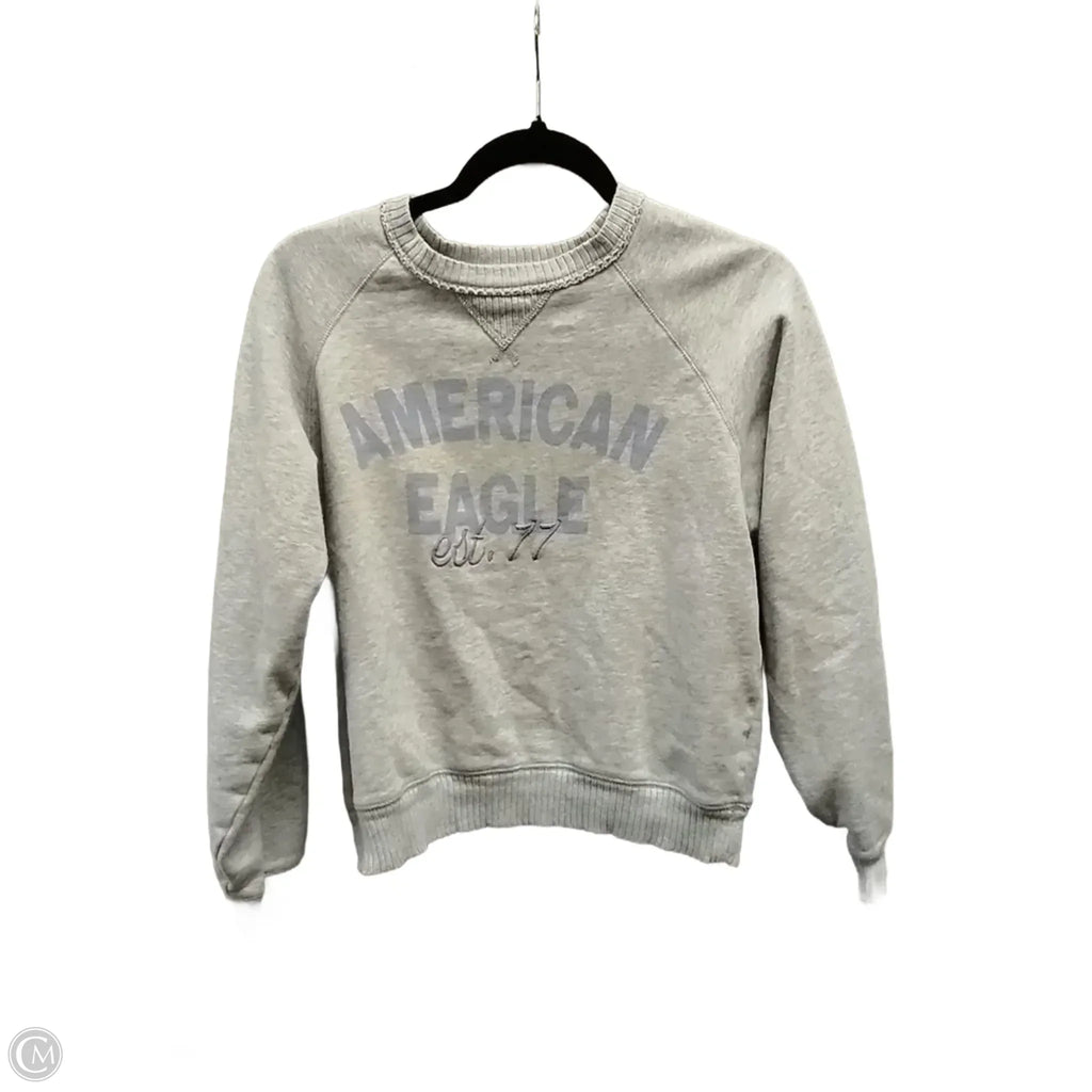 Sweatshirt Crewneck By American In Blue & Grey, Size: Xs