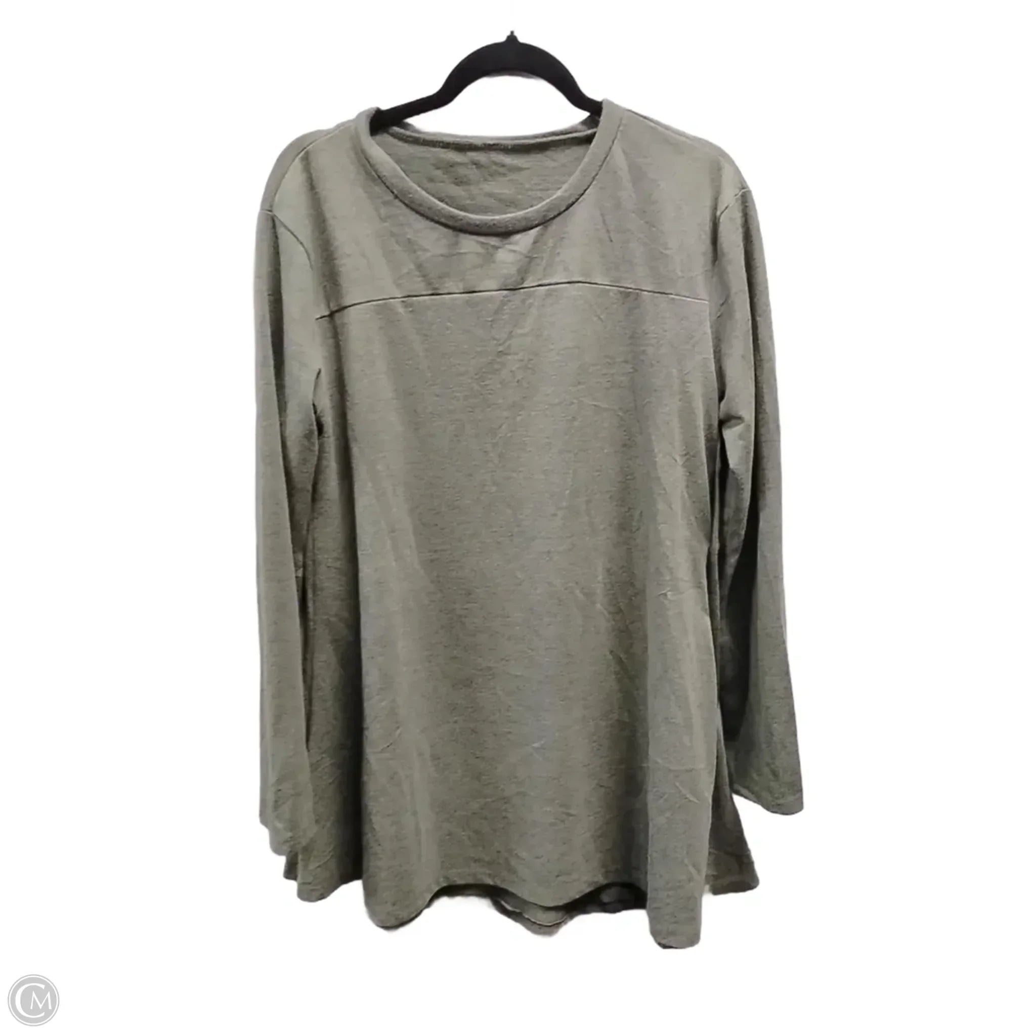 Top Long Sleeve By Clothes Mentor In Green, Size: Xl