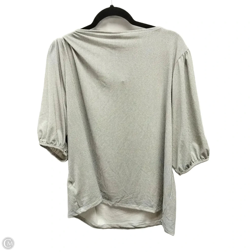 Top Short Sleeve By H&m In Polkadot Pattern, Size: Xxl