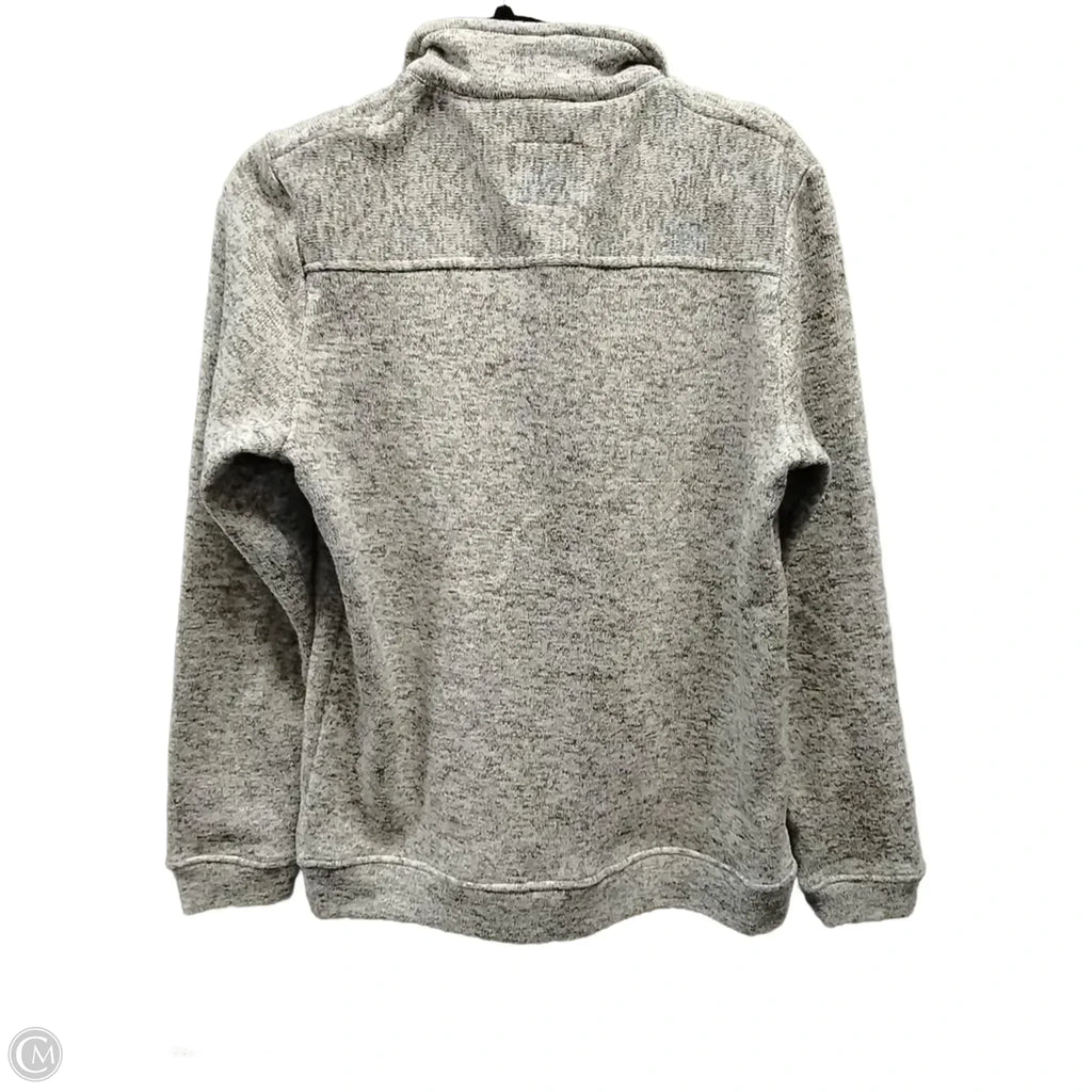 Sweatshirt Collar By Simply Southern In Grey, Size: S