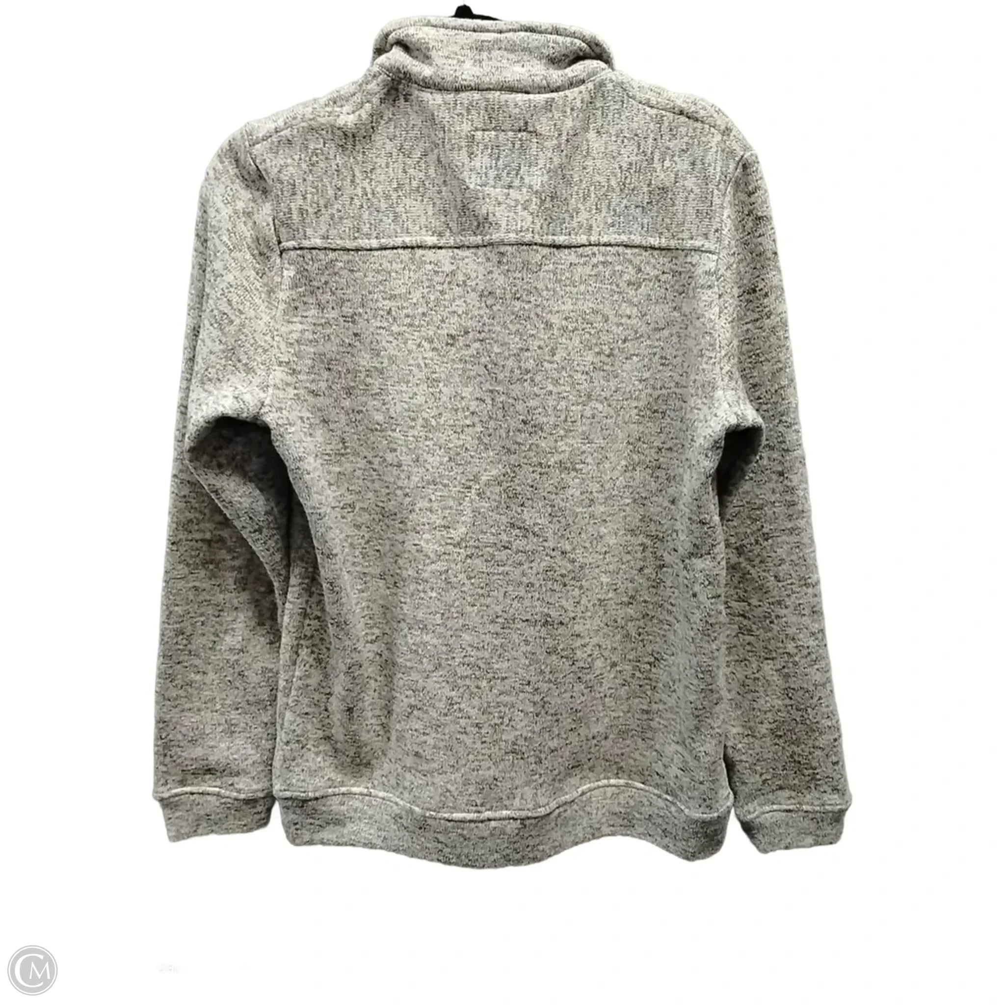 Sweatshirt Collar By Simply Southern In Grey, Size: S