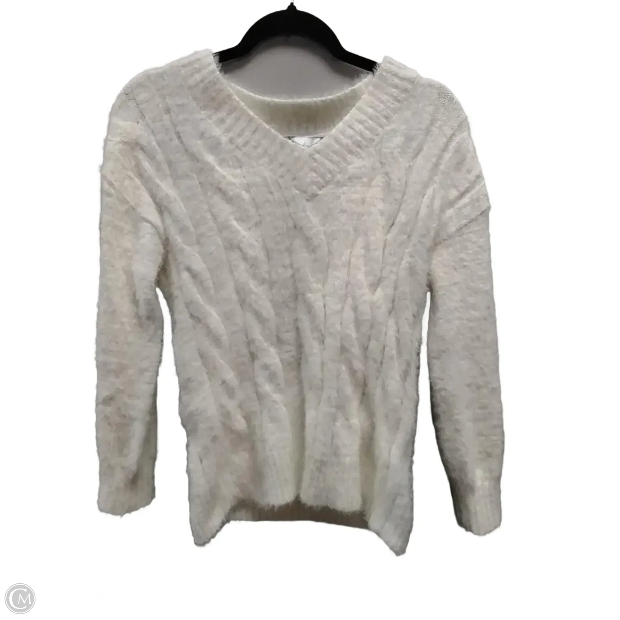 Sweater By Lucky Brand In White, Size: Xs