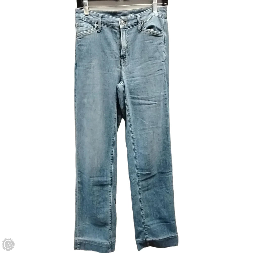 Jeans Wide Leg By Chicos In Blue Denim, Size: Os