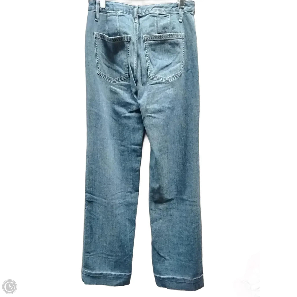 Jeans Wide Leg By Chicos In Blue Denim, Size: Os